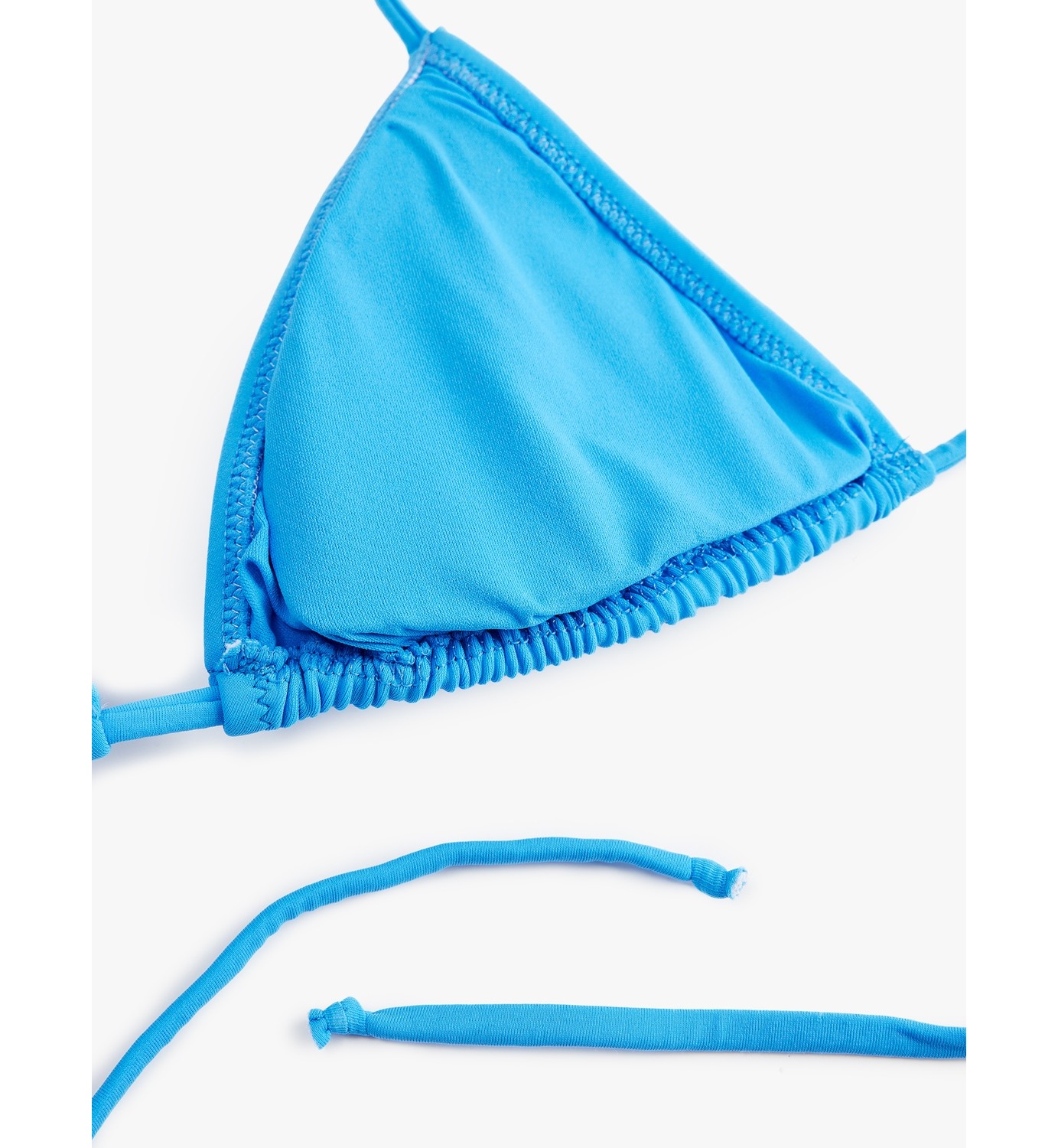 Koton Boyundan Bağlamalı Üçgen Bikini Üstü görsel 8