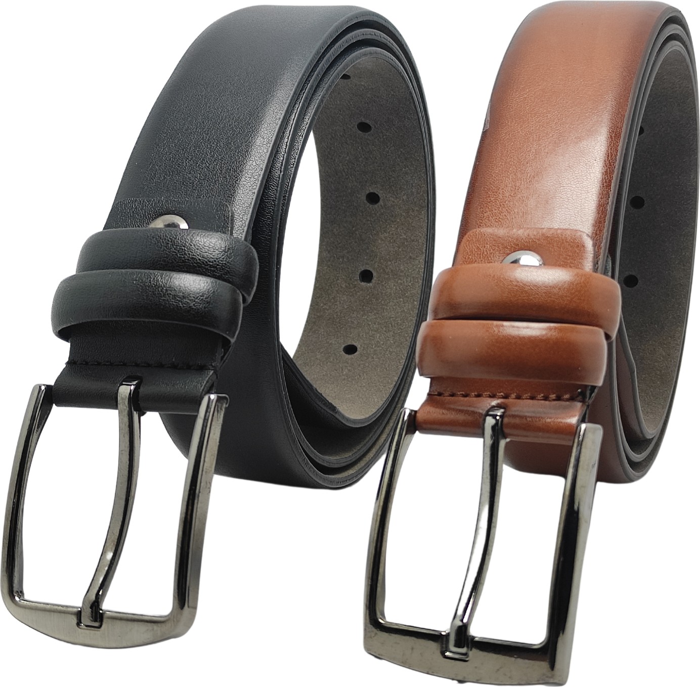 Genuıne Leather Eds Company Genuine Leather Company Eds 2'li Erkek Klasik Kemer görsel 5