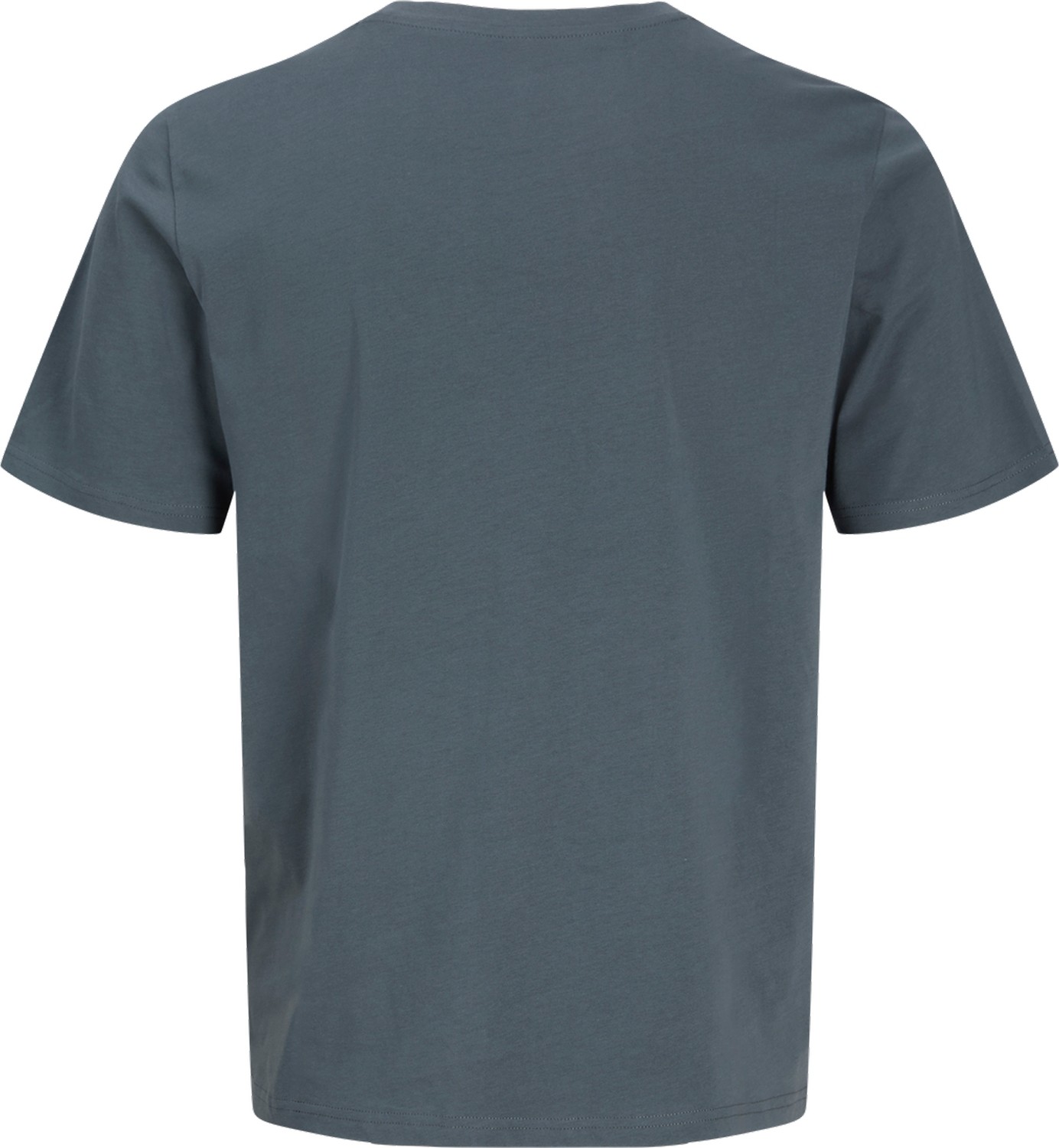 Jack & Jones Erkek Gögüs Baskılı Bisiklet Yaka Tisört Kısa Kol Basic Stil