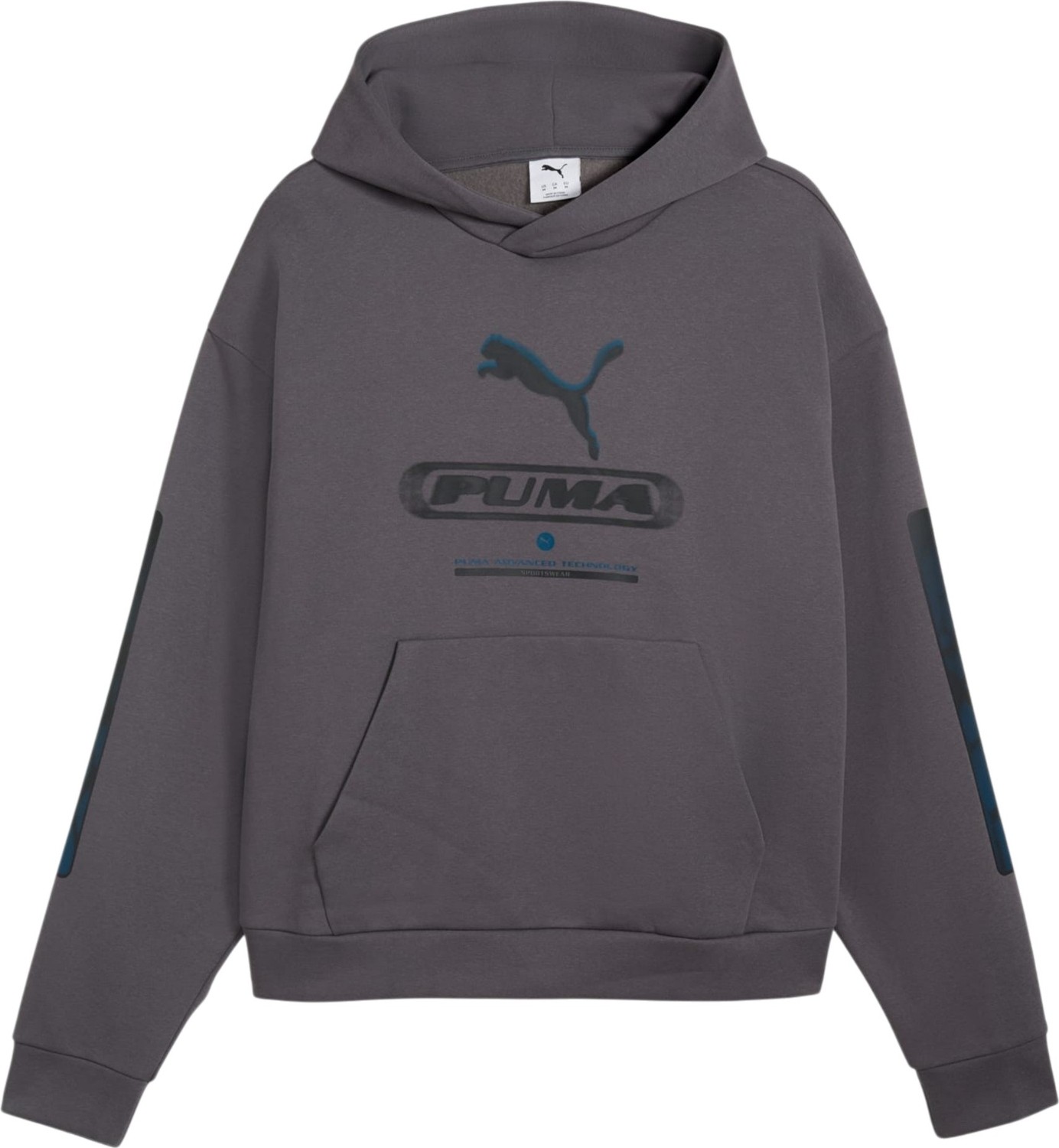 Puma Sport Street Boxy Graph Gri Erkek Sweatshirt görsel 4