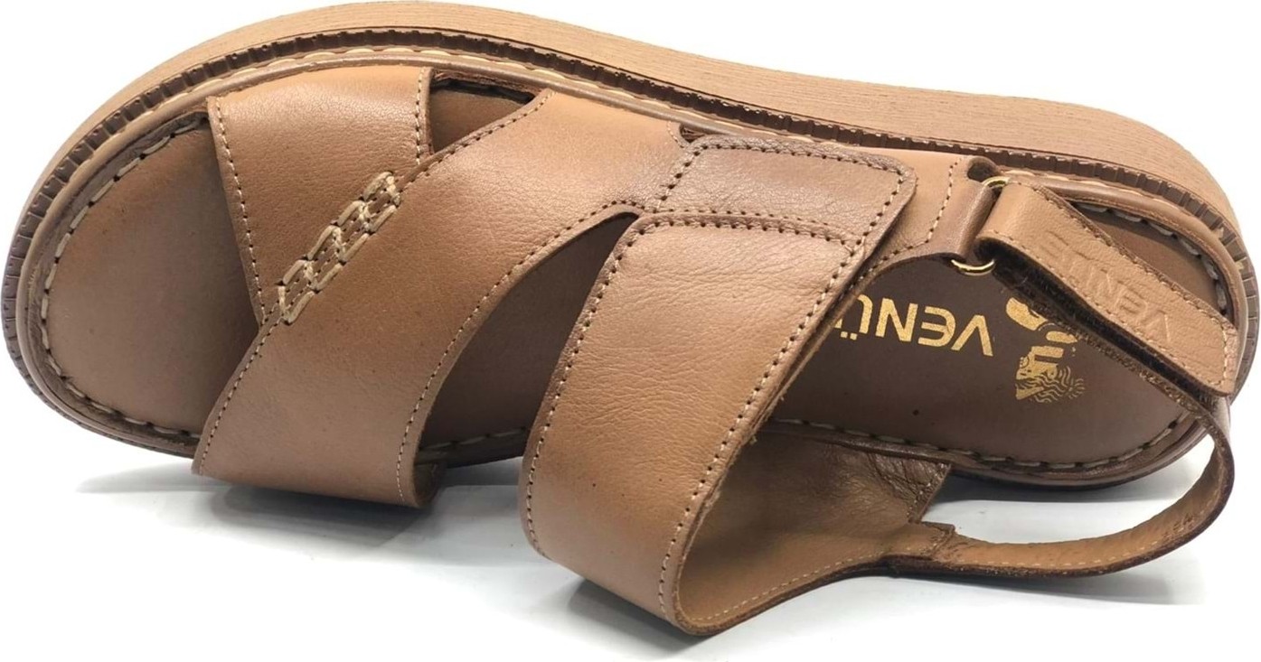 Venüs Axiz Hakiki Deri Comfort Ortopedik Kadın Sandalet görsel 4