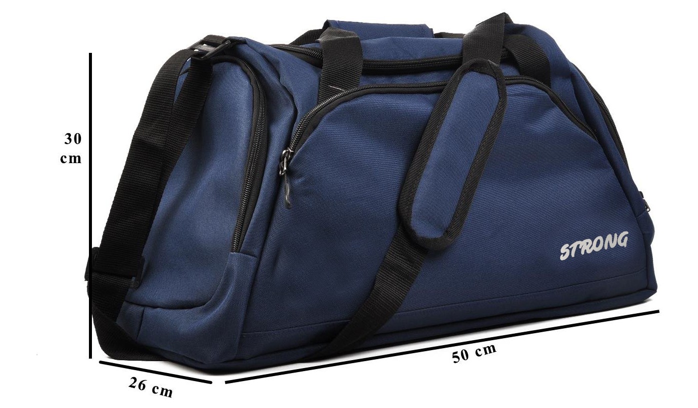 Strong Bag Unisex Ayakkabı Bölmeli Spor ve Antrenman Çantası , Geniş Bavul Seyahat Çantası, Fitness El Çantası YN03 görsel 4