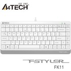 A4 Tech FK11 Q USB Kablolu mm Mini Klavye Beyaz