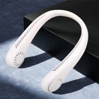 Mini Boyun Fan Taşınabilir Bladeless Asılı 1200 Mah USB Şarj Edilebilir Hava Soğutucu 3 Hız Yaz Spor Fan-B (Yurt Dışından)