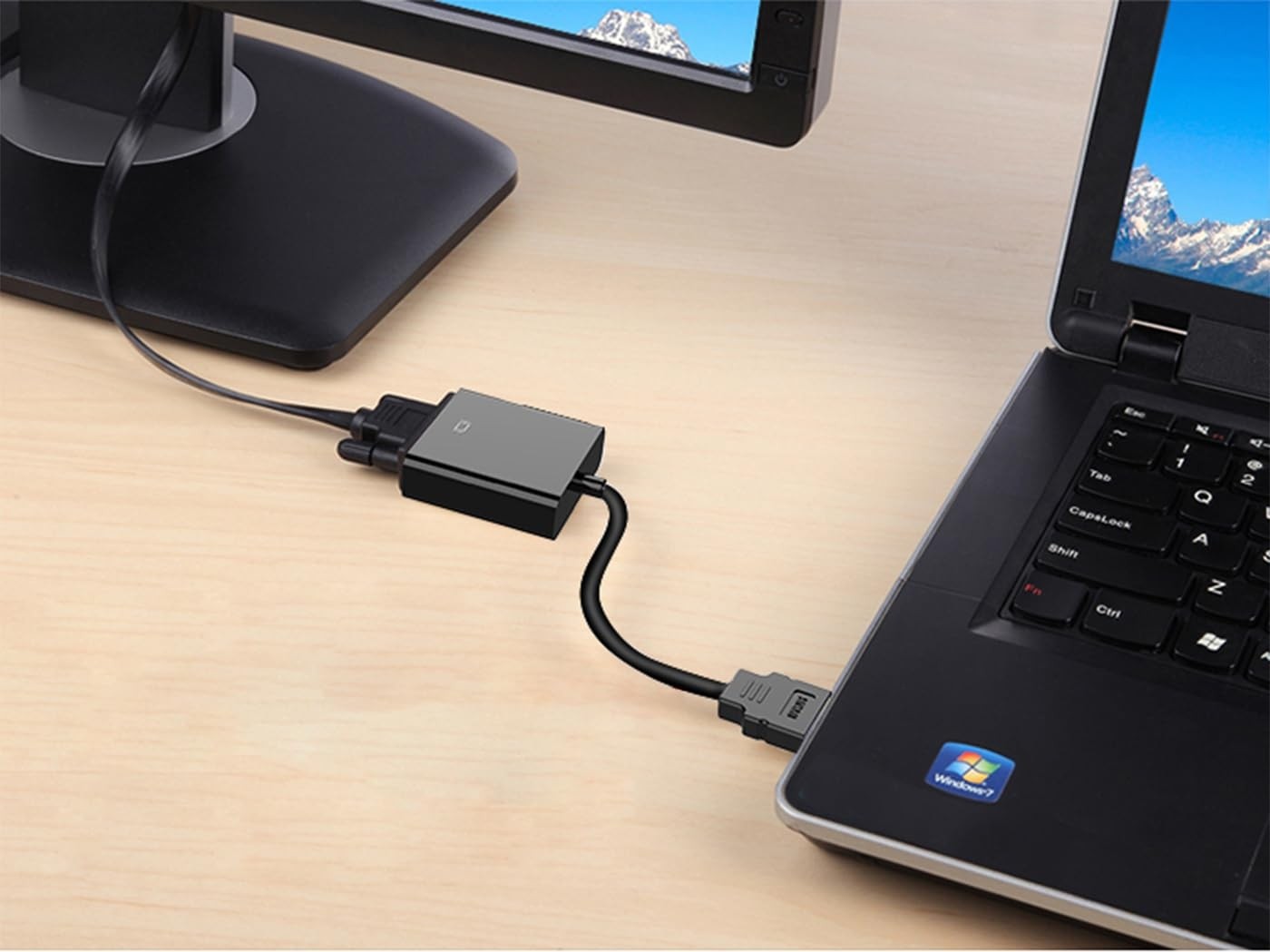 Die Grup Dm CHB020 HDMI To VGA Dişi Çevirici Adaptör Siyah görsel 4