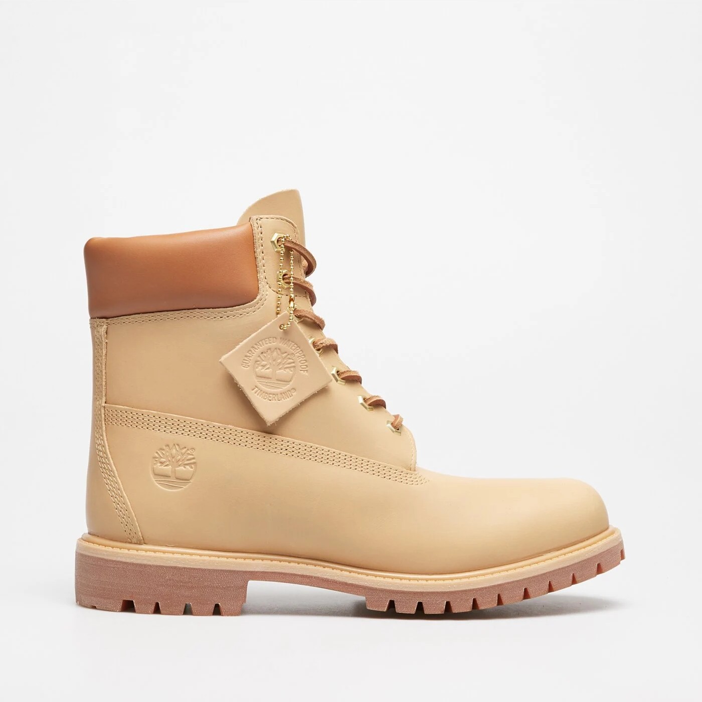 Timberland Premium 6 Inch Lace Up Waterp Erkek Bej Bot TB0A2P6WEN21 görsel 8
