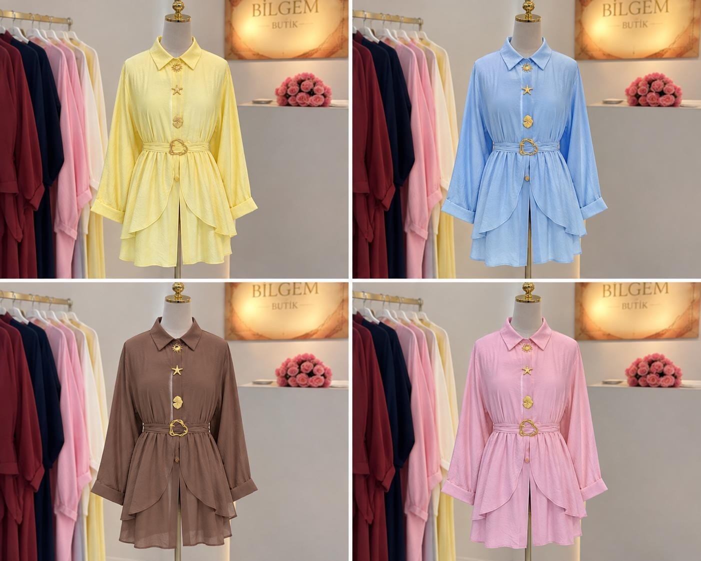 Bilgem Butik Detay Gömlek görsel 6