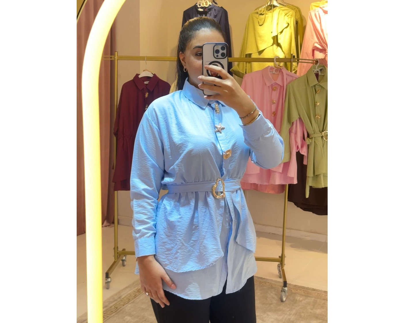 Bilgem Butik Detay Gömlek görsel 7