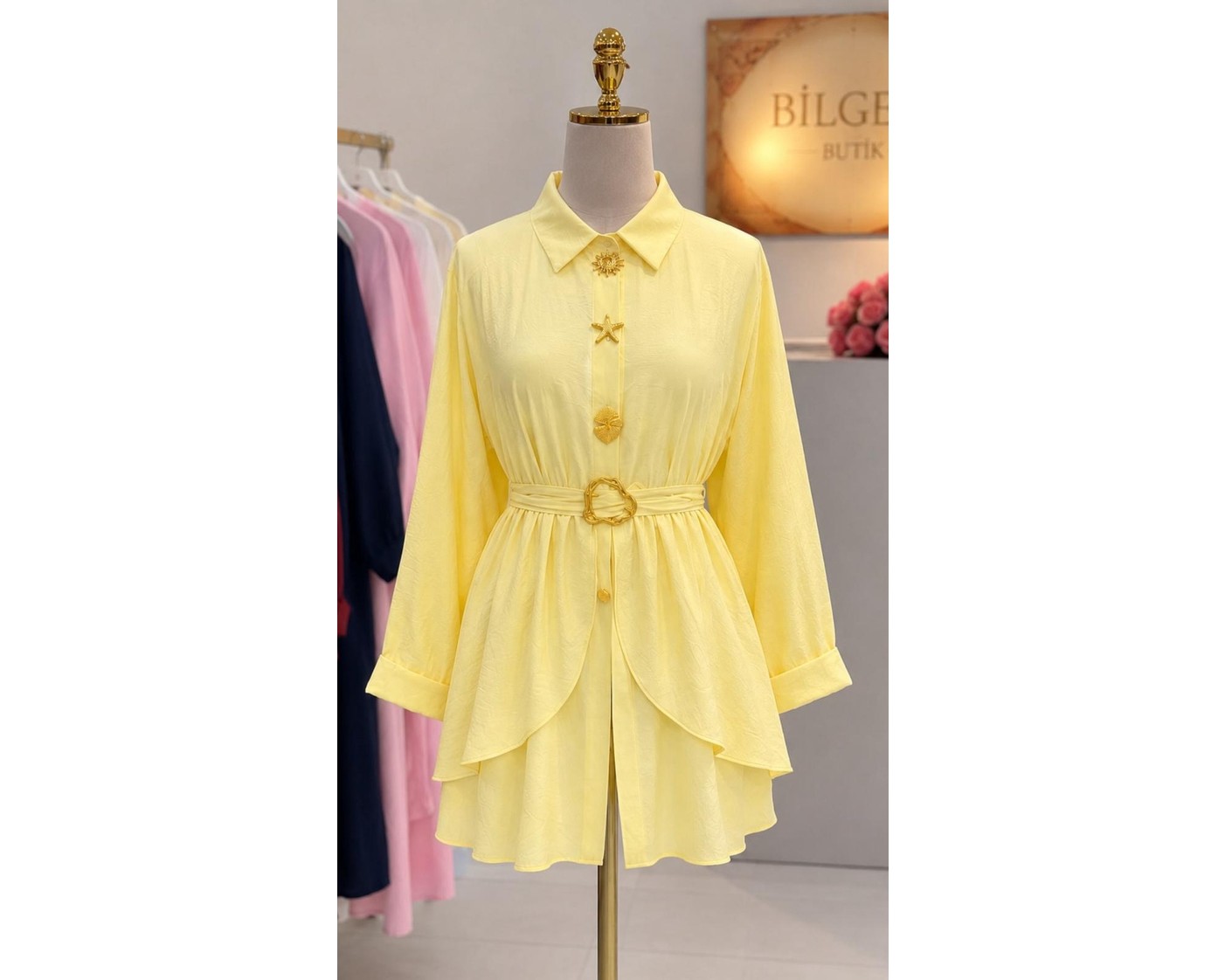 Bilgem Butik Detay Gömlek görsel 3