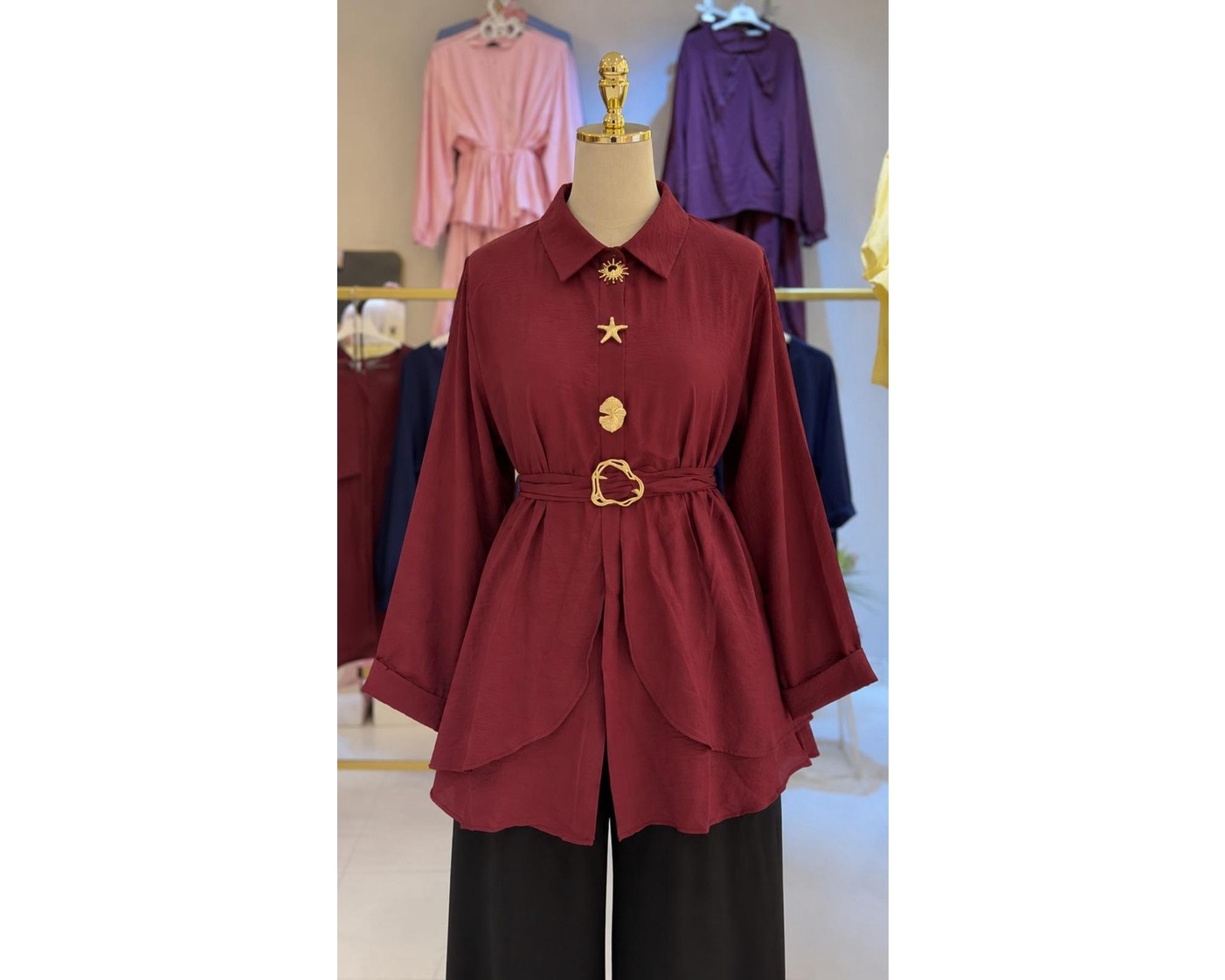 Bilgem Butik Detay Gömlek görsel 5