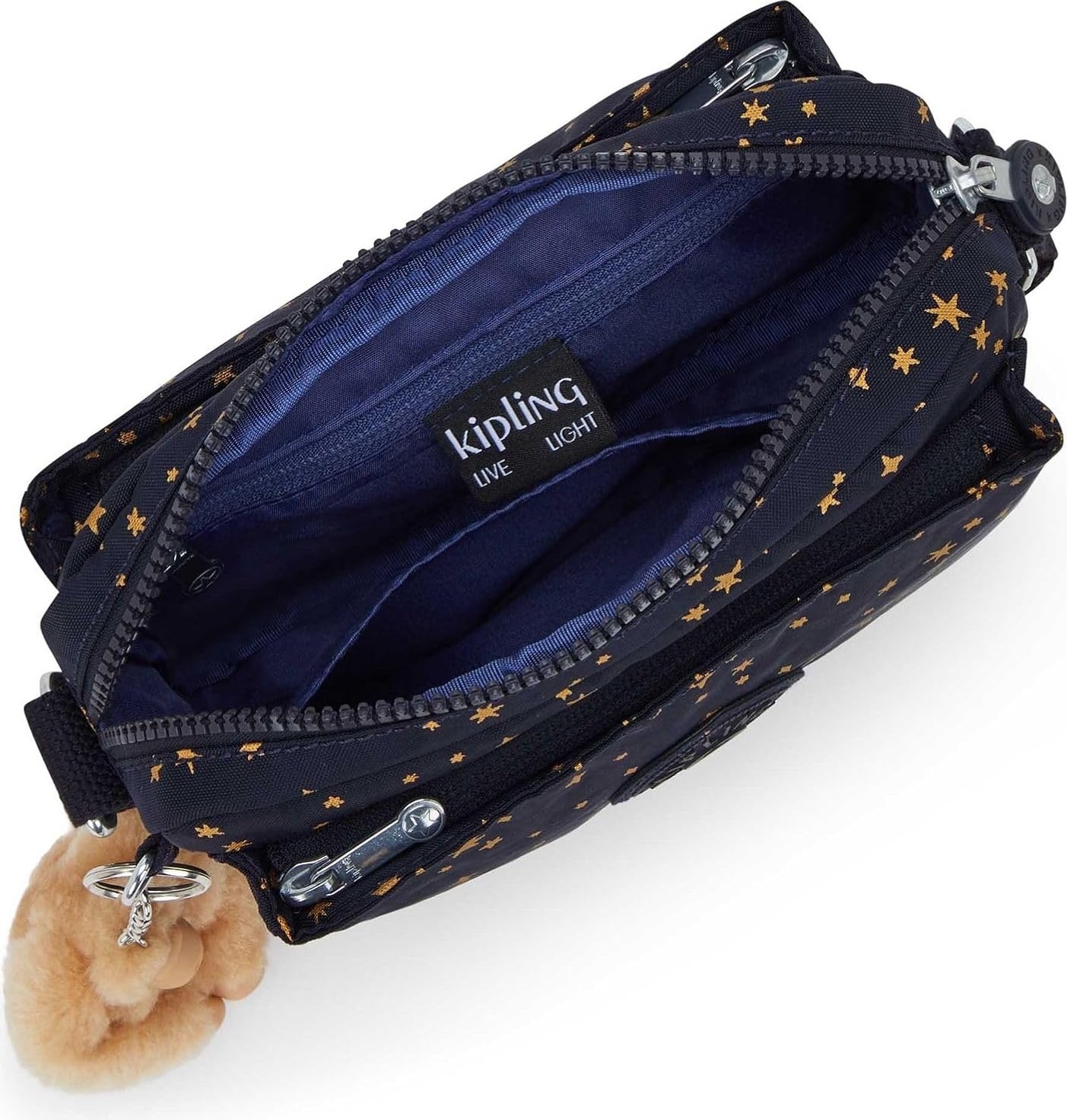 Kipling Abanu Basic Print Omuz Çantası KI3942-8CV görsel 4