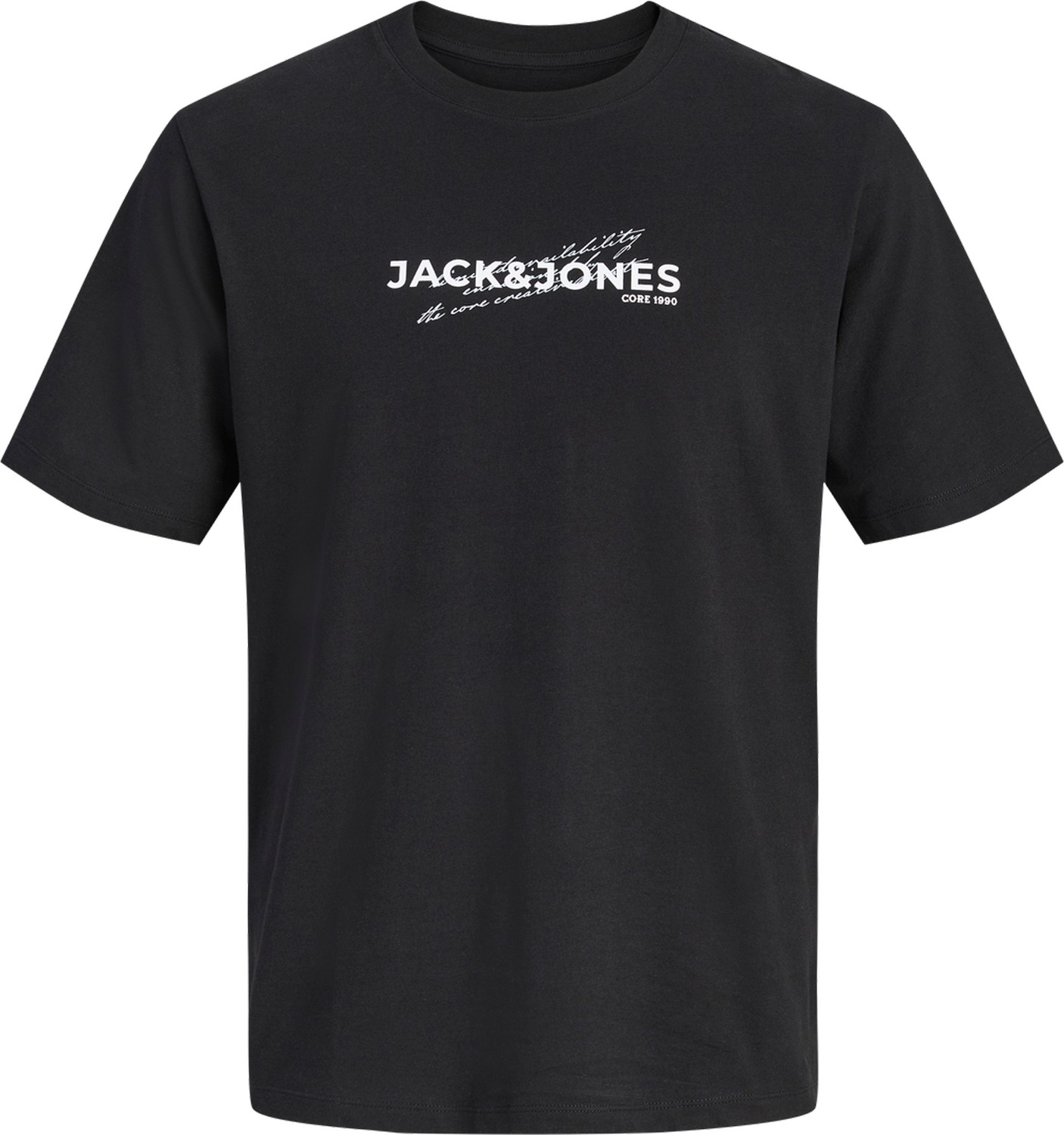 Jack & Jones Erkek Gögüs Baskili Regular Fit Tisört - Eterna