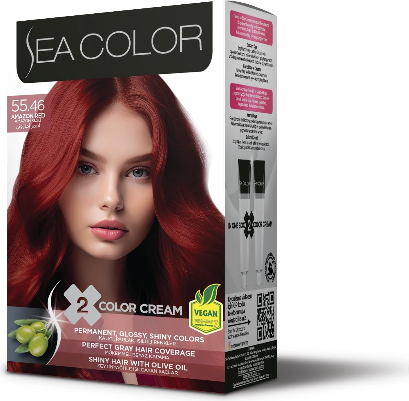 Die Grup Sea Color 55.46 Amazon Kızılı Set Boya