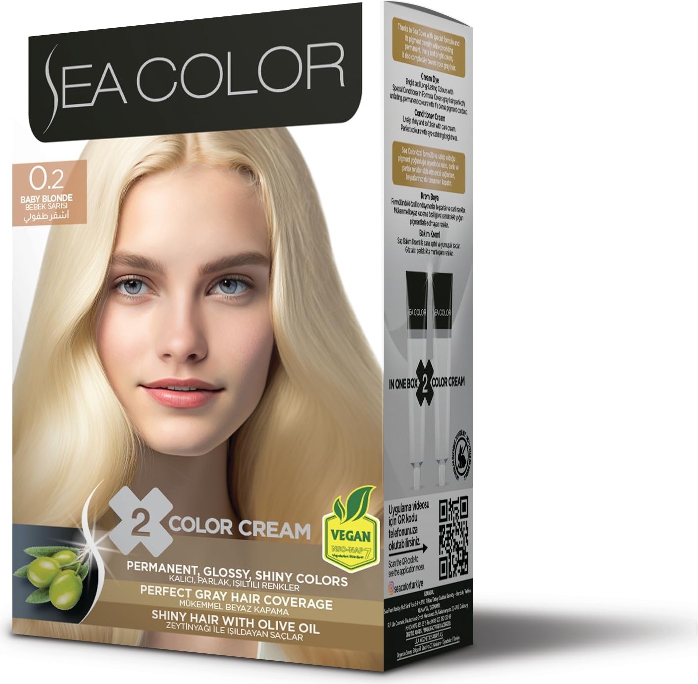 Esranın Dünyası Sea Color Set Saç Boyası 0.2 Bebek Sarısı