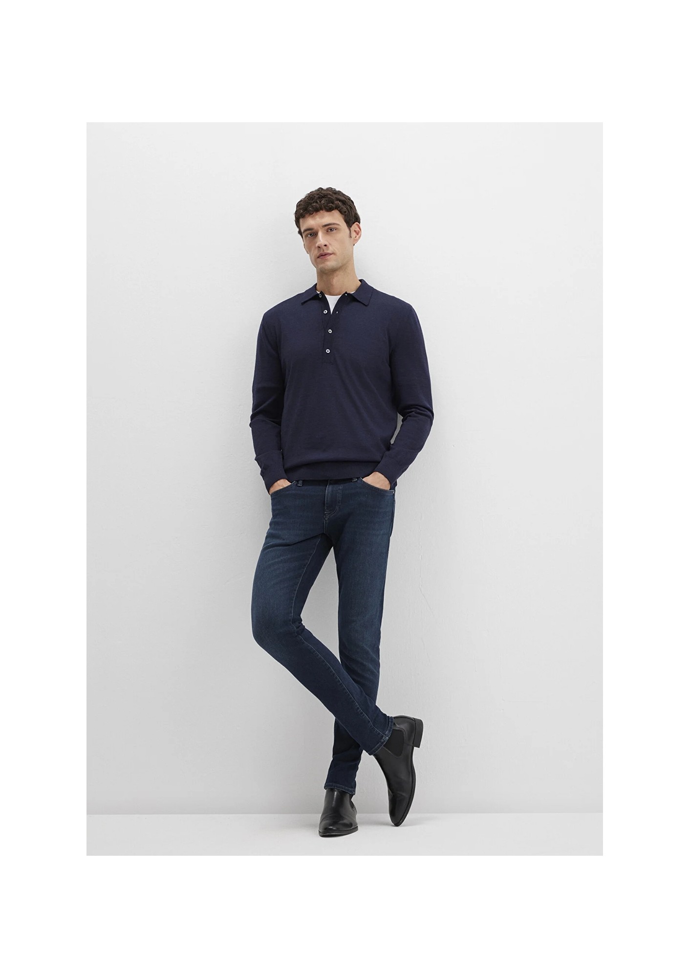 Mavi James Lux Black Puslu Koyu Mavi Jean Pantolon 0042490825 görsel 6