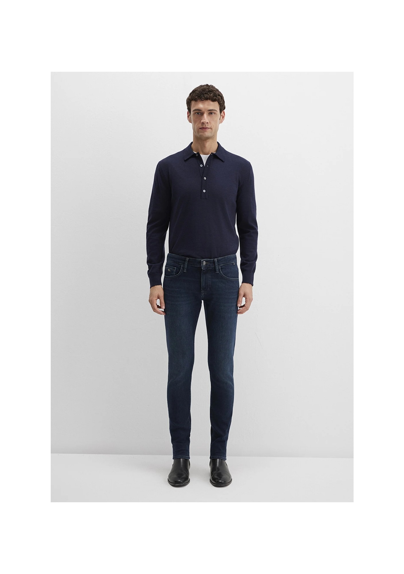 Mavi James Lux Black Puslu Koyu Mavi Jean Pantolon 0042490825 görsel 7