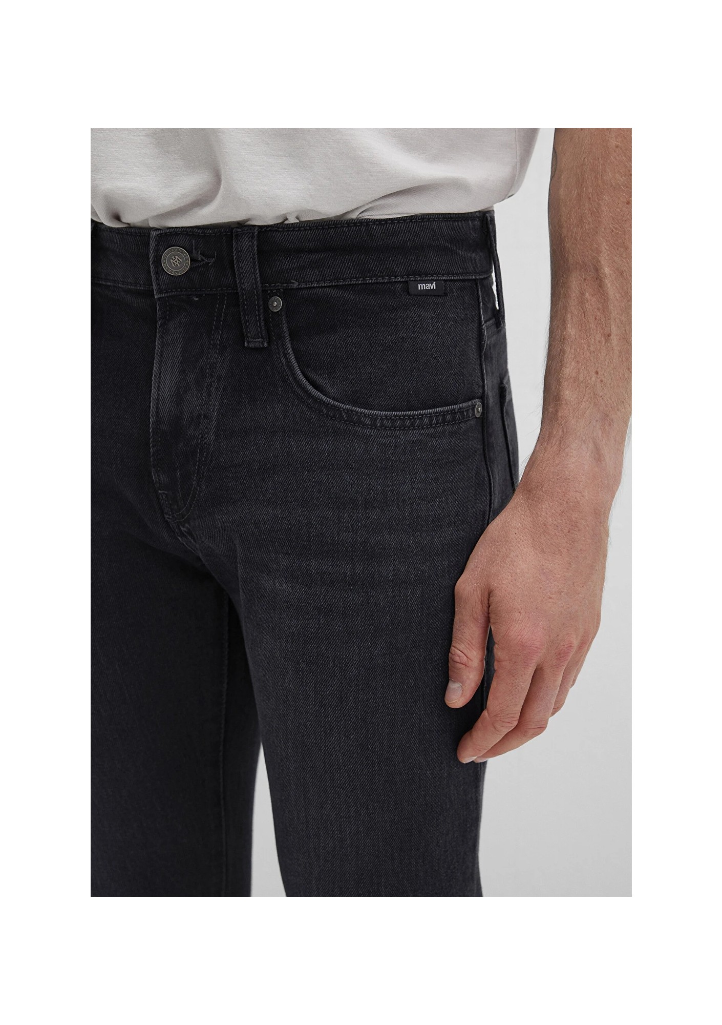 Mavi James Classic Denim Koyu Antrasit Smoke Jean Pantolon 0042490647 görsel 5