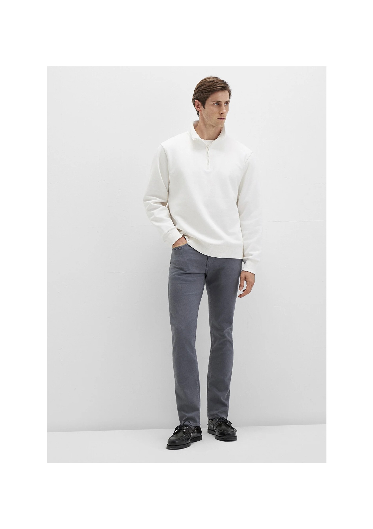 Mavi Jake Sisli Mavi Comfort Gabardin Pantolon 0042290683 görsel 2