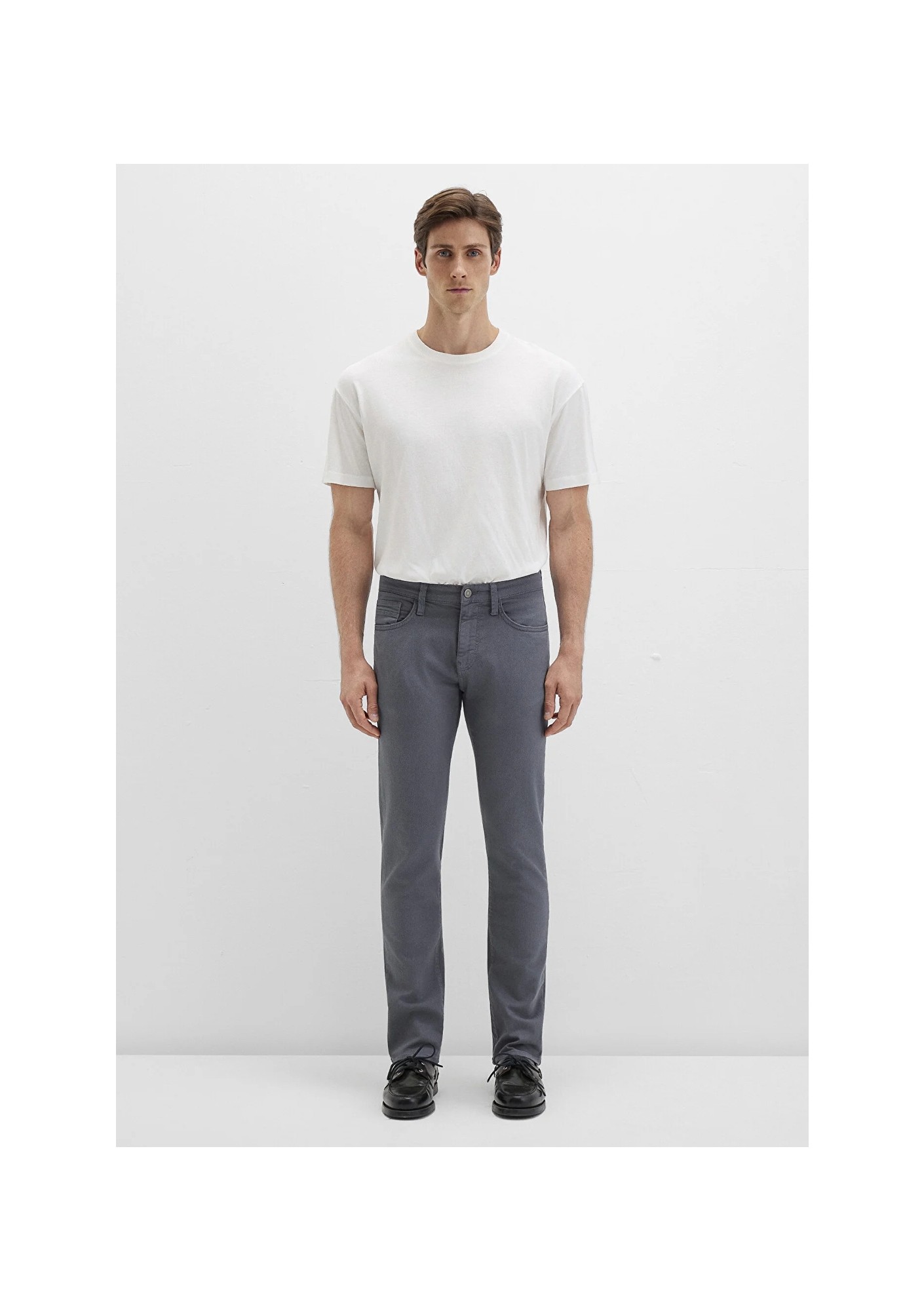 Mavi Jake Sisli Mavi Comfort Gabardin Pantolon 0042290683 görsel 3