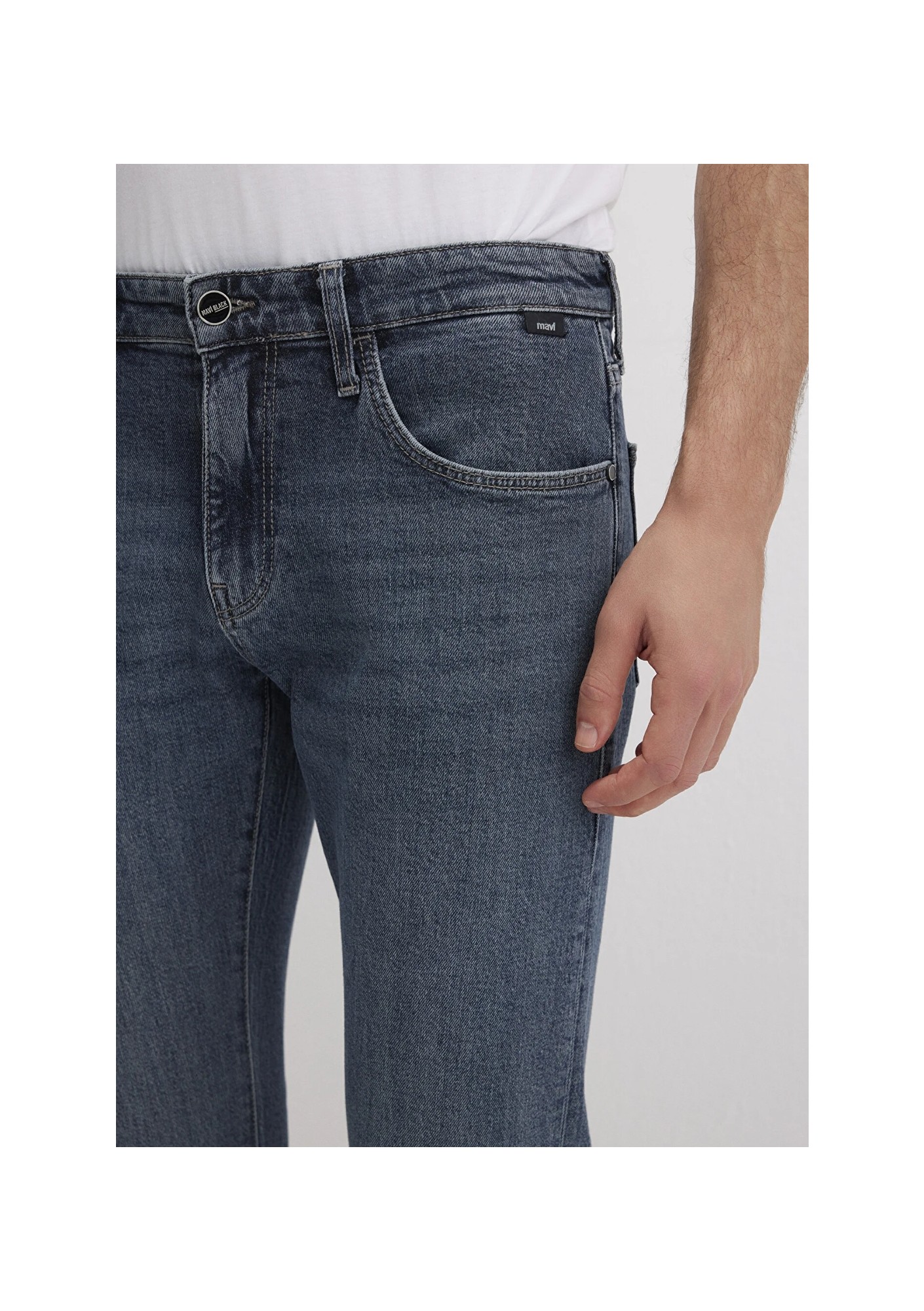 Mavi James Mavi Black Puslu Koyu Mavi Jean Pantolon 0042489342 görsel 6