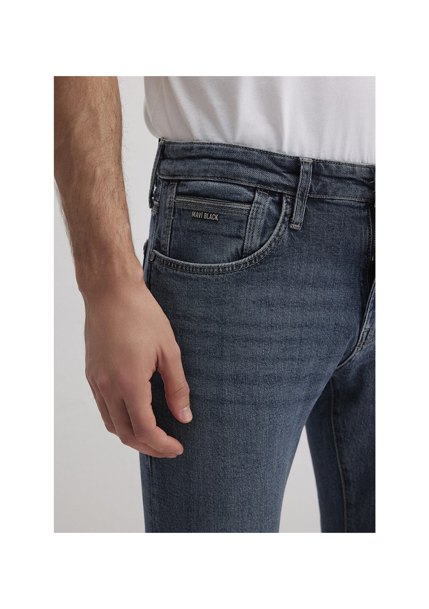 Mavi James Mavi Black Puslu Koyu Mavi Jean Pantolon 0042489342 görsel 7