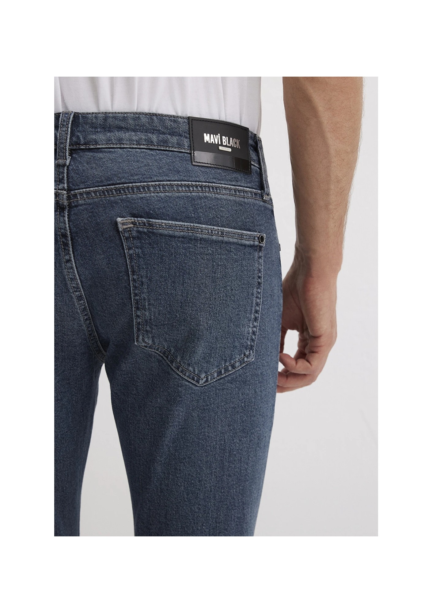 Mavi James Mavi Black Puslu Koyu Mavi Jean Pantolon 0042489342 görsel 8