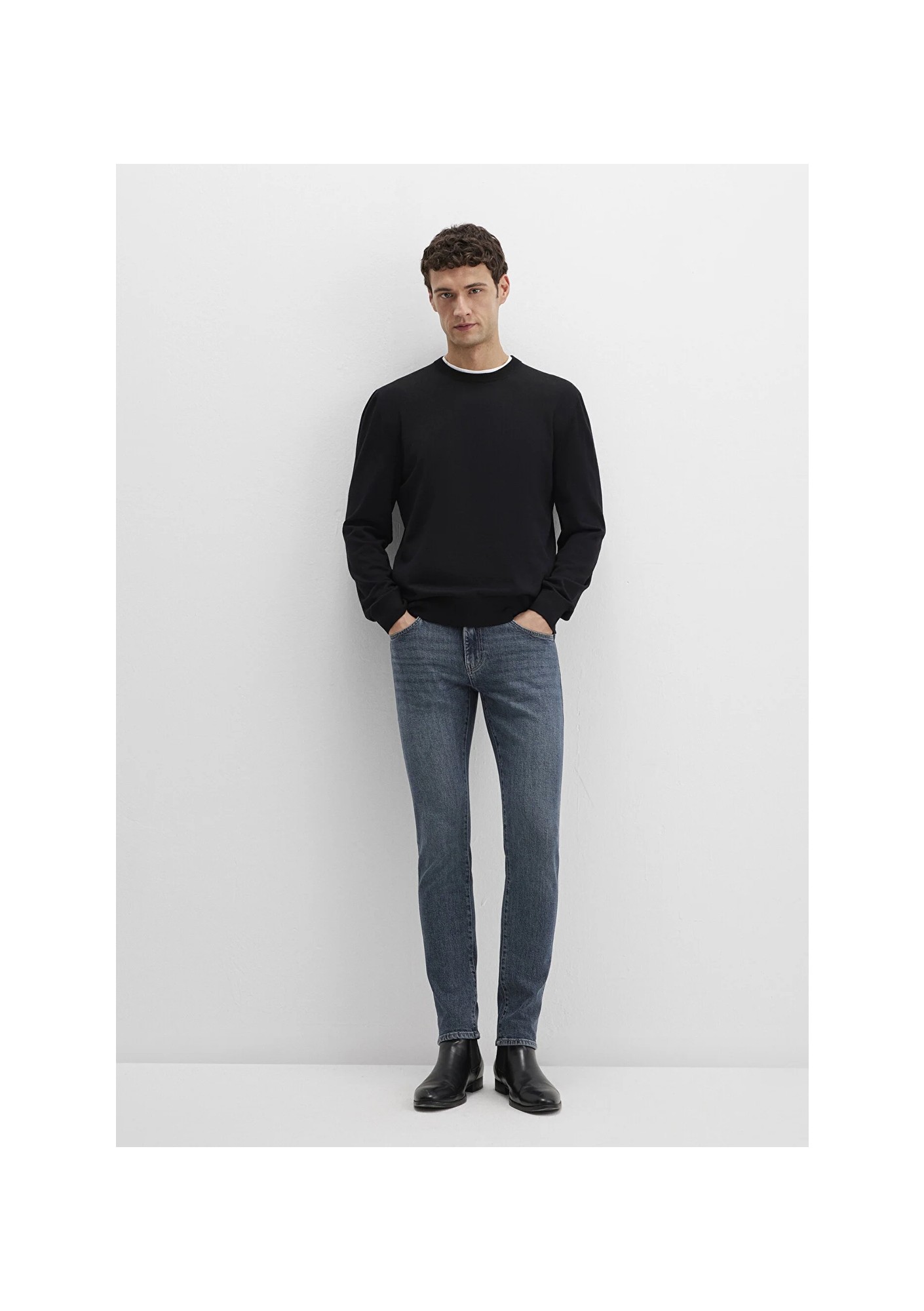 Mavi James Mavi Black Puslu Koyu Mavi Jean Pantolon 0042489342