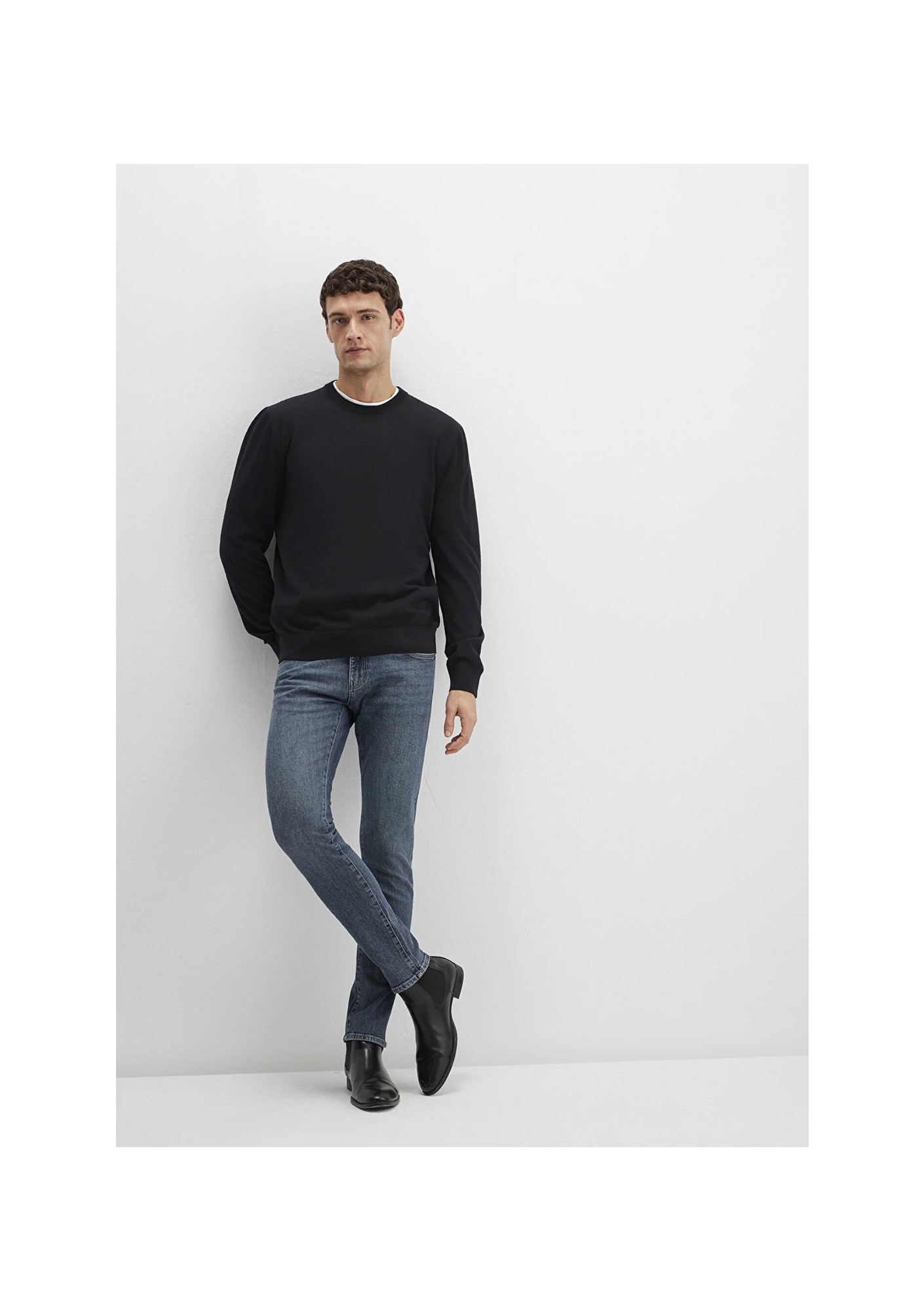 Mavi James Mavi Black Puslu Koyu Mavi Jean Pantolon 0042489342 görsel 2