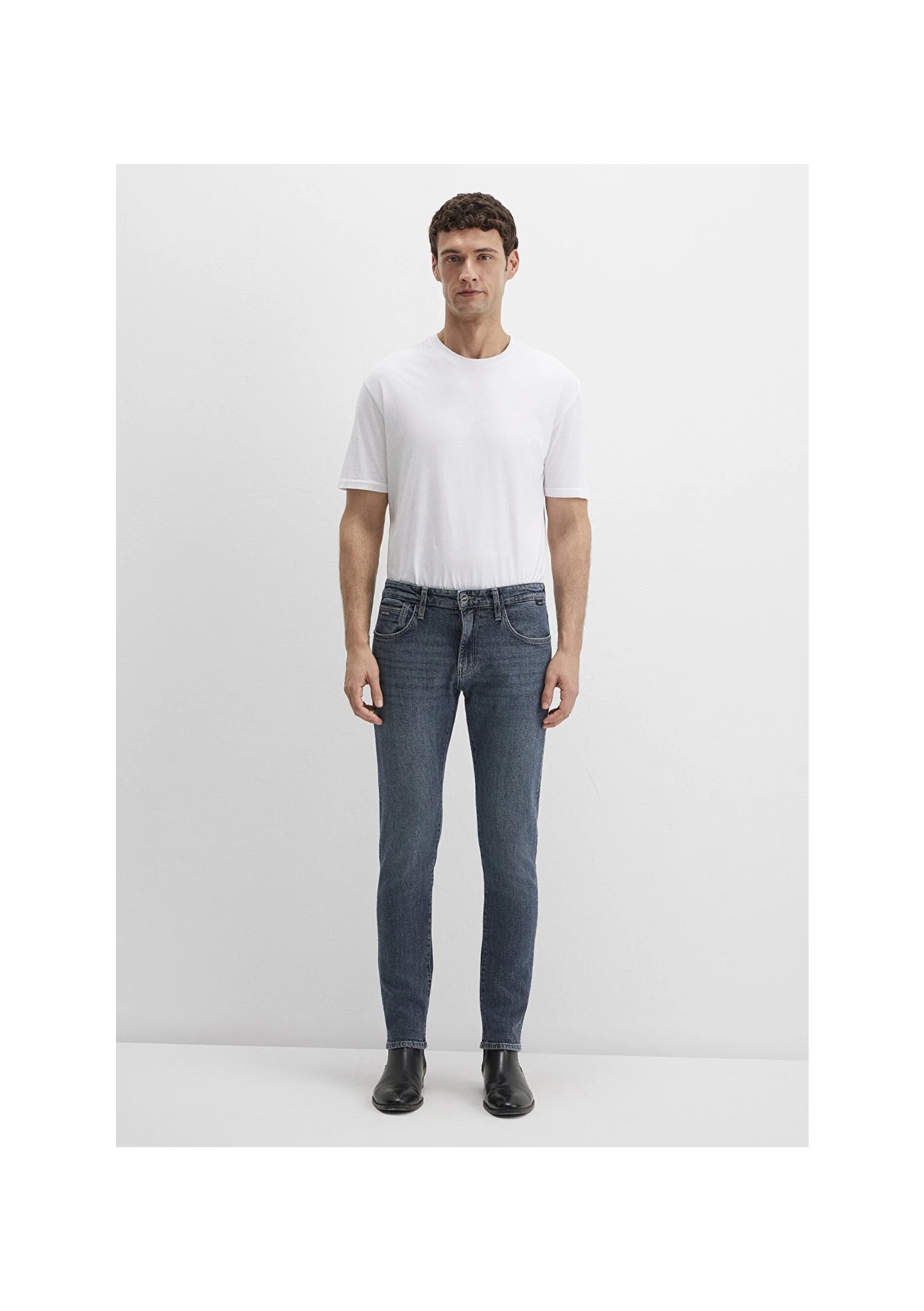 Mavi James Mavi Black Puslu Koyu Mavi Jean Pantolon 0042489342 görsel 4