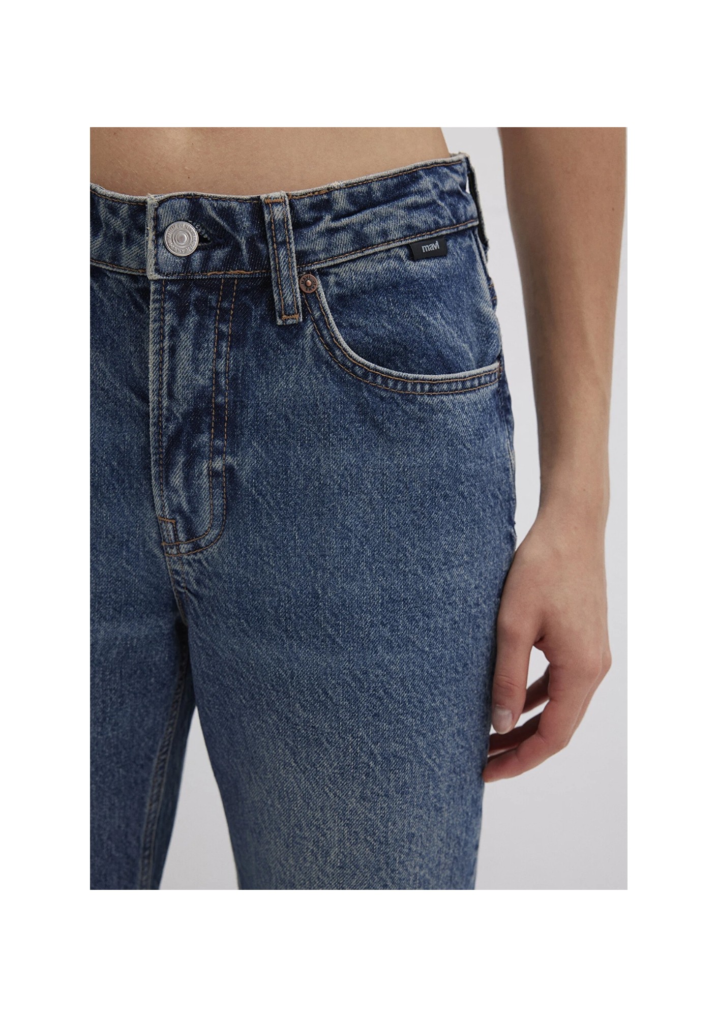 Mavi New York Classic Denim Puslu Koyu Mavi Jean Pantolon 101441-88581 görsel 6