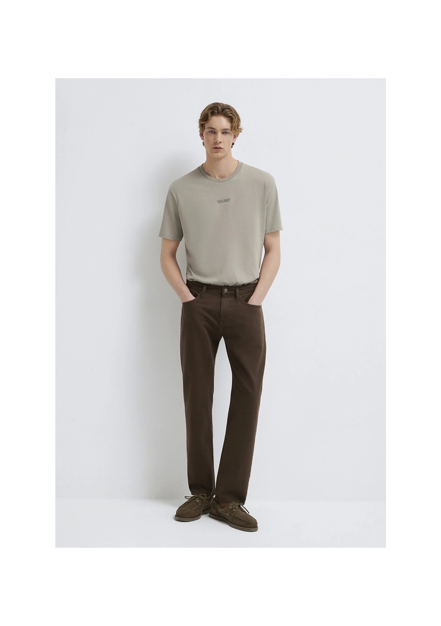 Mavi Lisbon Kahverengi Gabardin Pantolon 0010039-A2797 görsel 2
