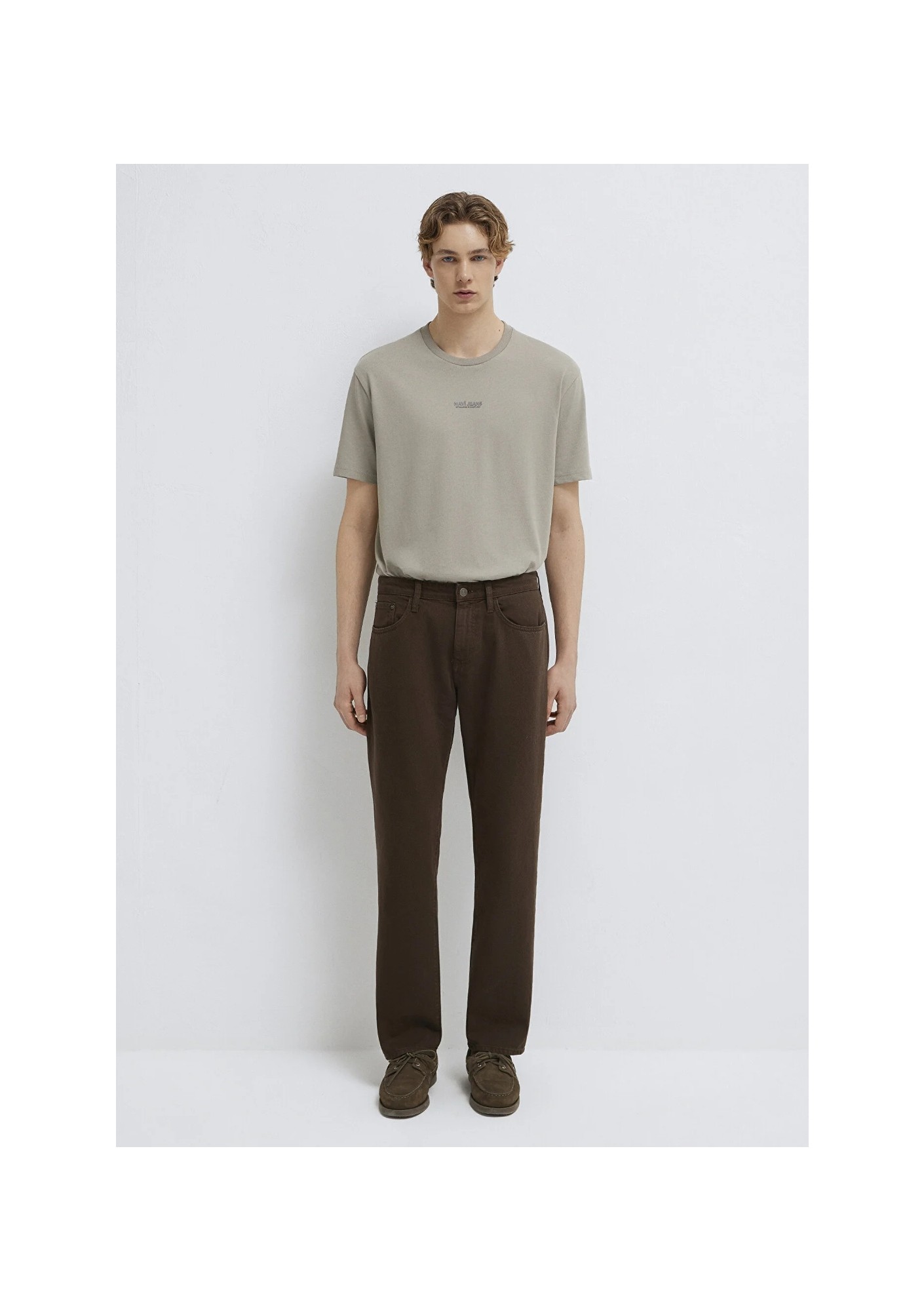 Mavi Lisbon Kahverengi Gabardin Pantolon 0010039-A2797 görsel 3
