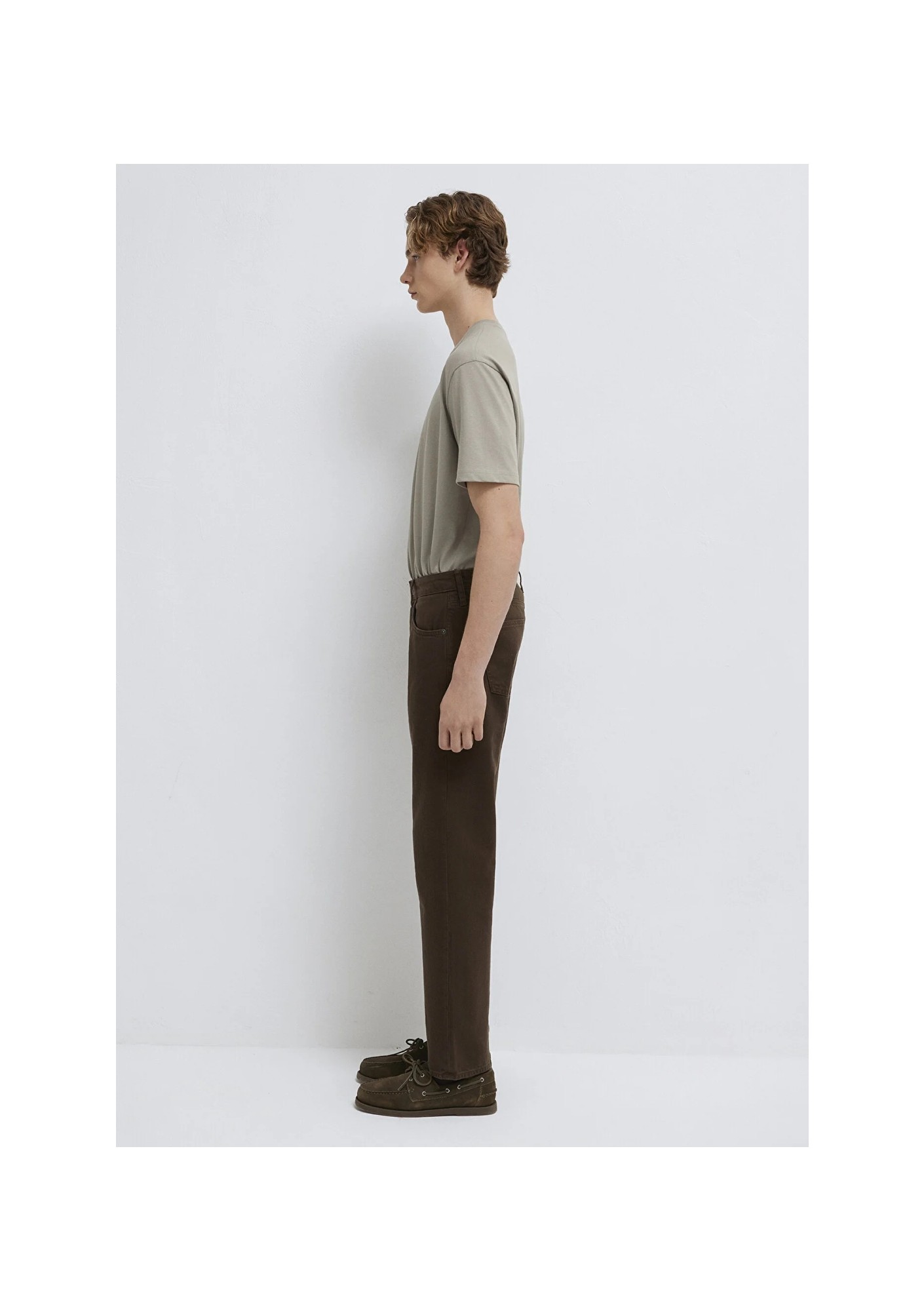 Mavi Lisbon Kahverengi Gabardin Pantolon 0010039-A2797 görsel 4