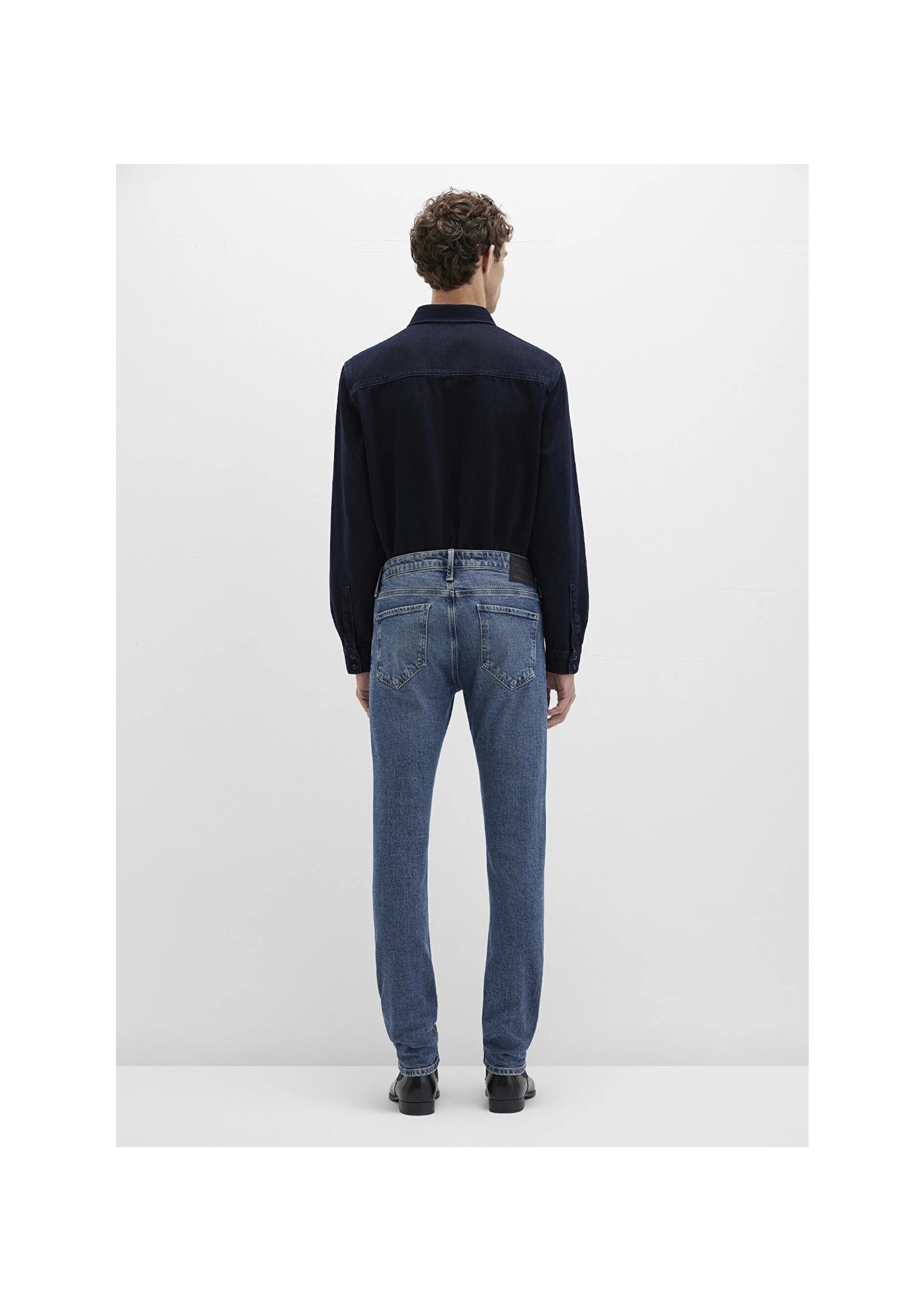mavi KVNÇ Mavi Black Puslu Mavi Jean Pantolon 001070-90983 görsel 4