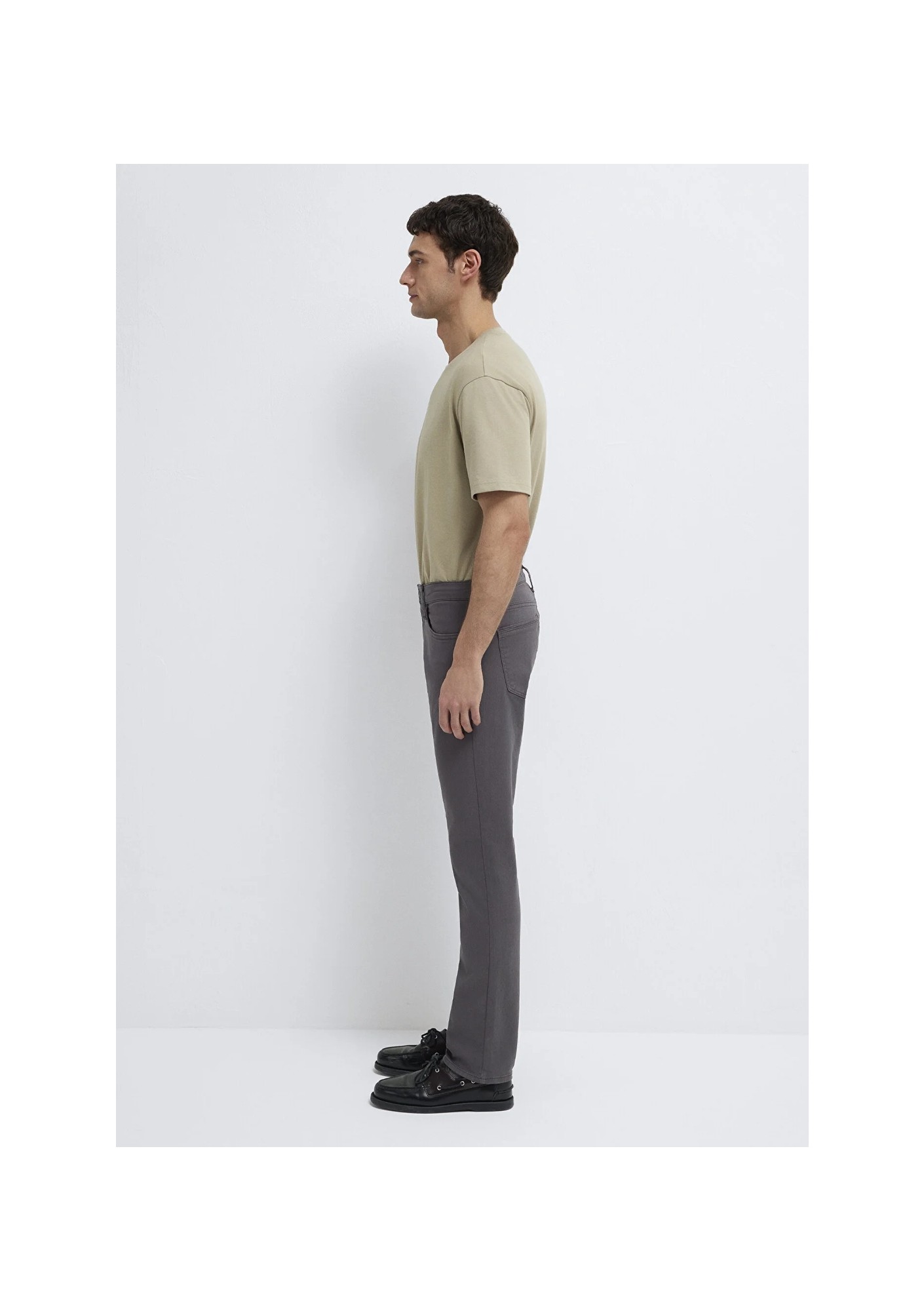 Mavi Marcus Mavi Black Antrasit Gabardin Pantolon 00351A2794 görsel 5