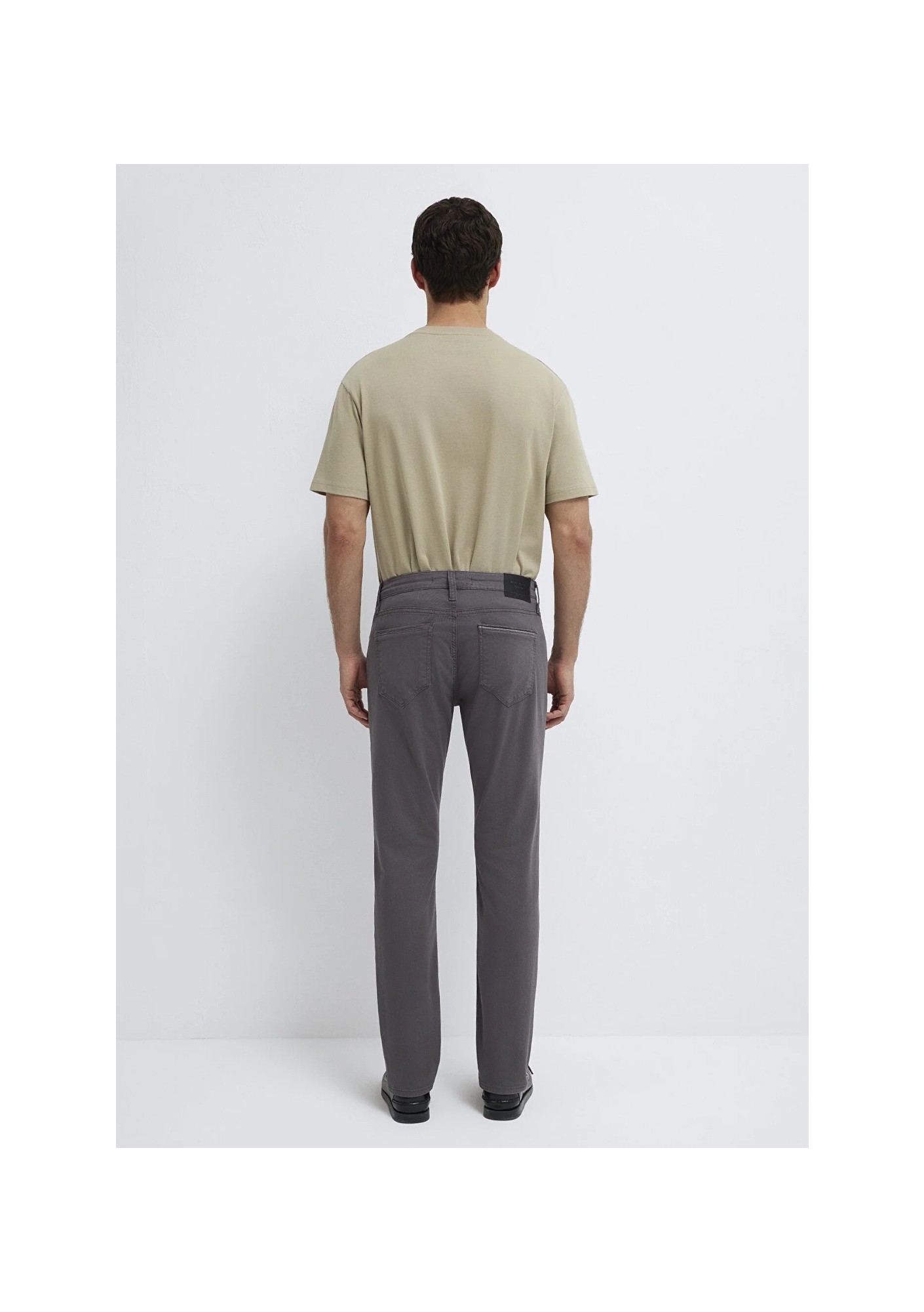 Mavi Marcus Mavi Black Antrasit Gabardin Pantolon 00351A2794 görsel 6