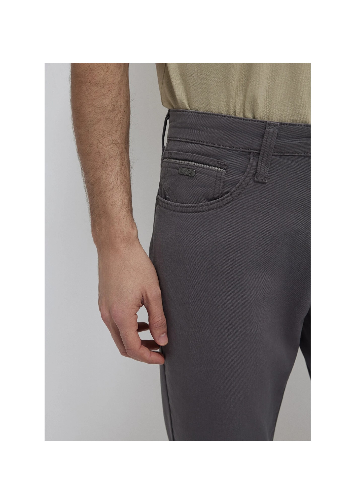 Mavi Marcus Mavi Black Antrasit Gabardin Pantolon 00351A2794 görsel 8