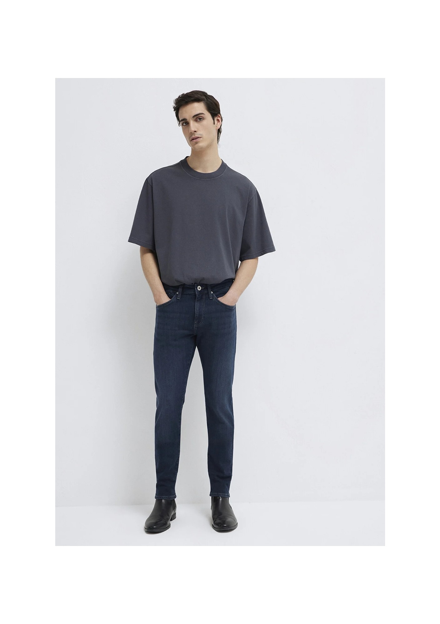 Mavi James Mavi Pro Puslu Gece Mavisi Jean Pantolon 00424A1737 görsel 2