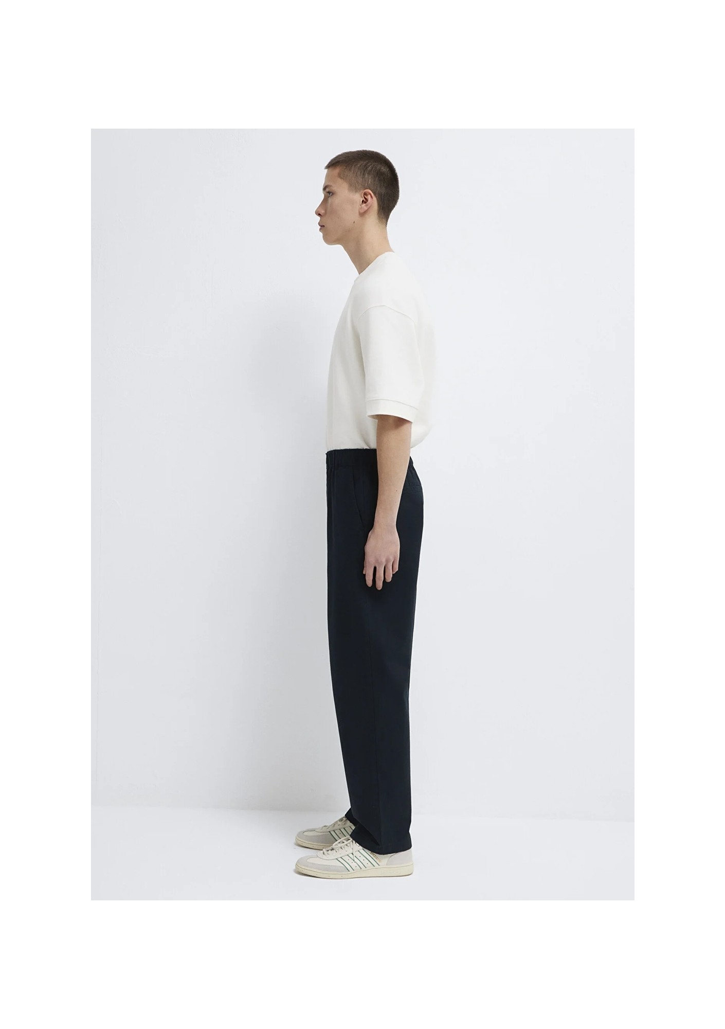 Mavi Beli Lastikli Lacivert Pantolon 0010610-71379 görsel 4