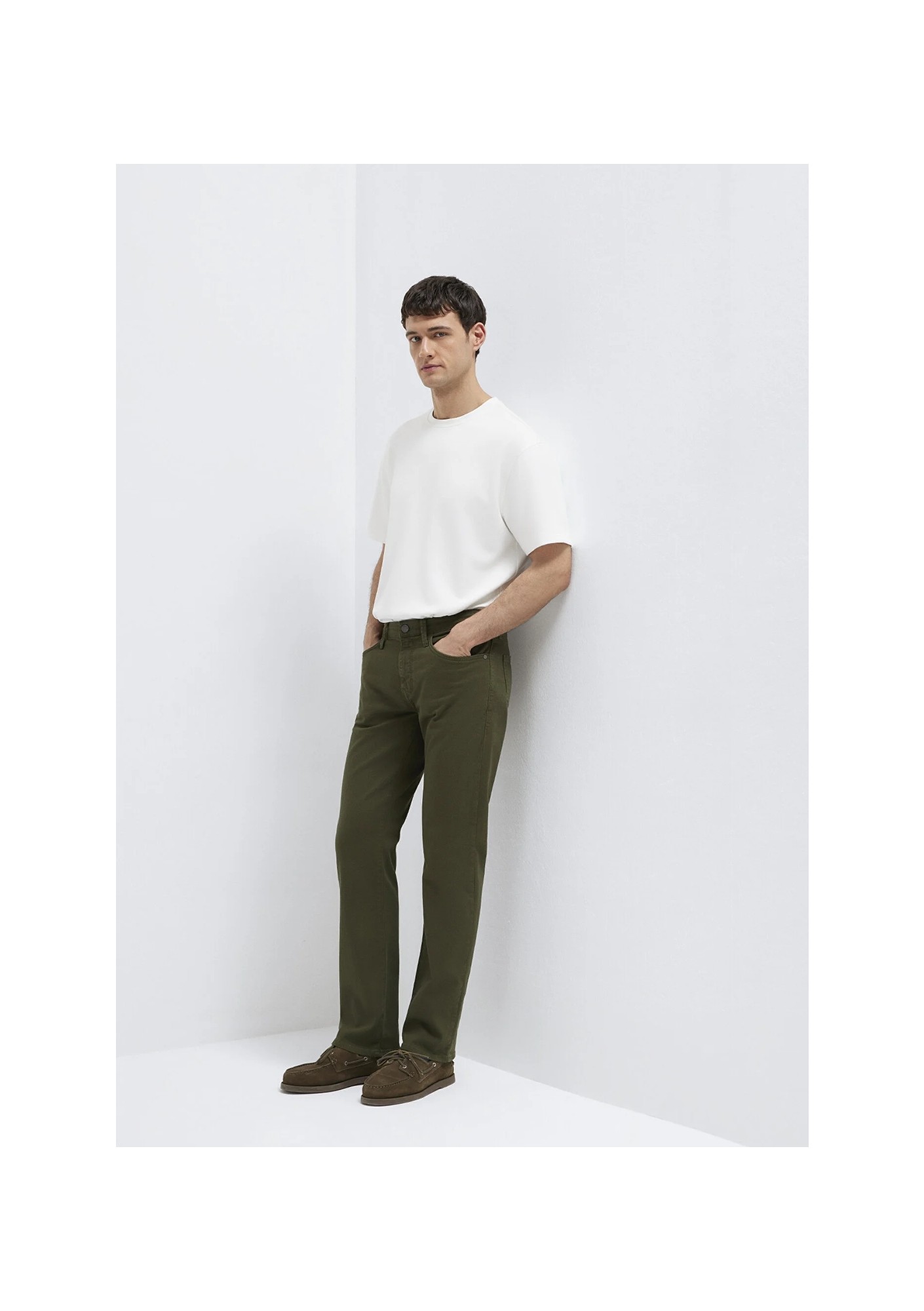 Mavi Martin Yeşil Gabardin Pantolon 00378A3057 görsel 2