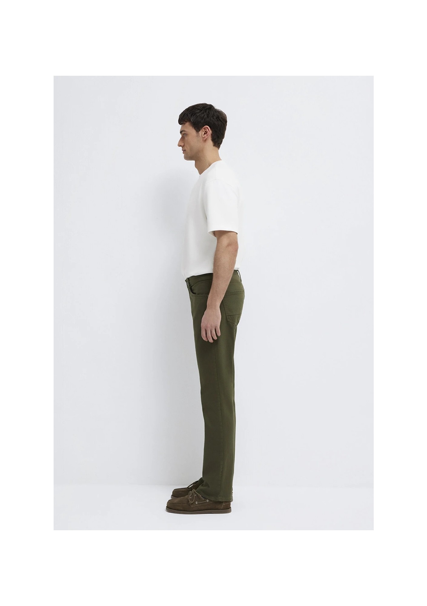 Mavi Martin Yeşil Gabardin Pantolon 00378A3057 görsel 6