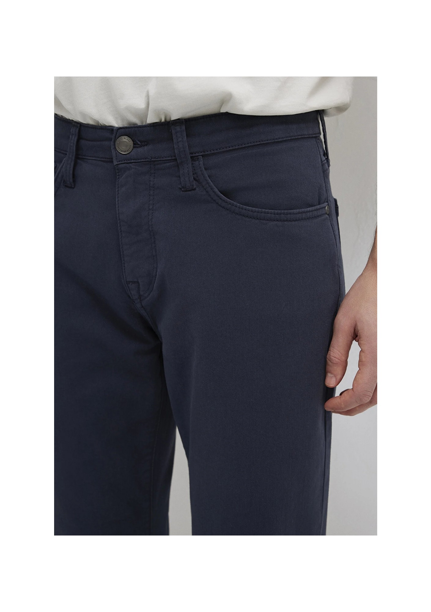 Mavi Marcus Mavi Black Lacivert Gabardin Pantolon 00351A2793 görsel 6