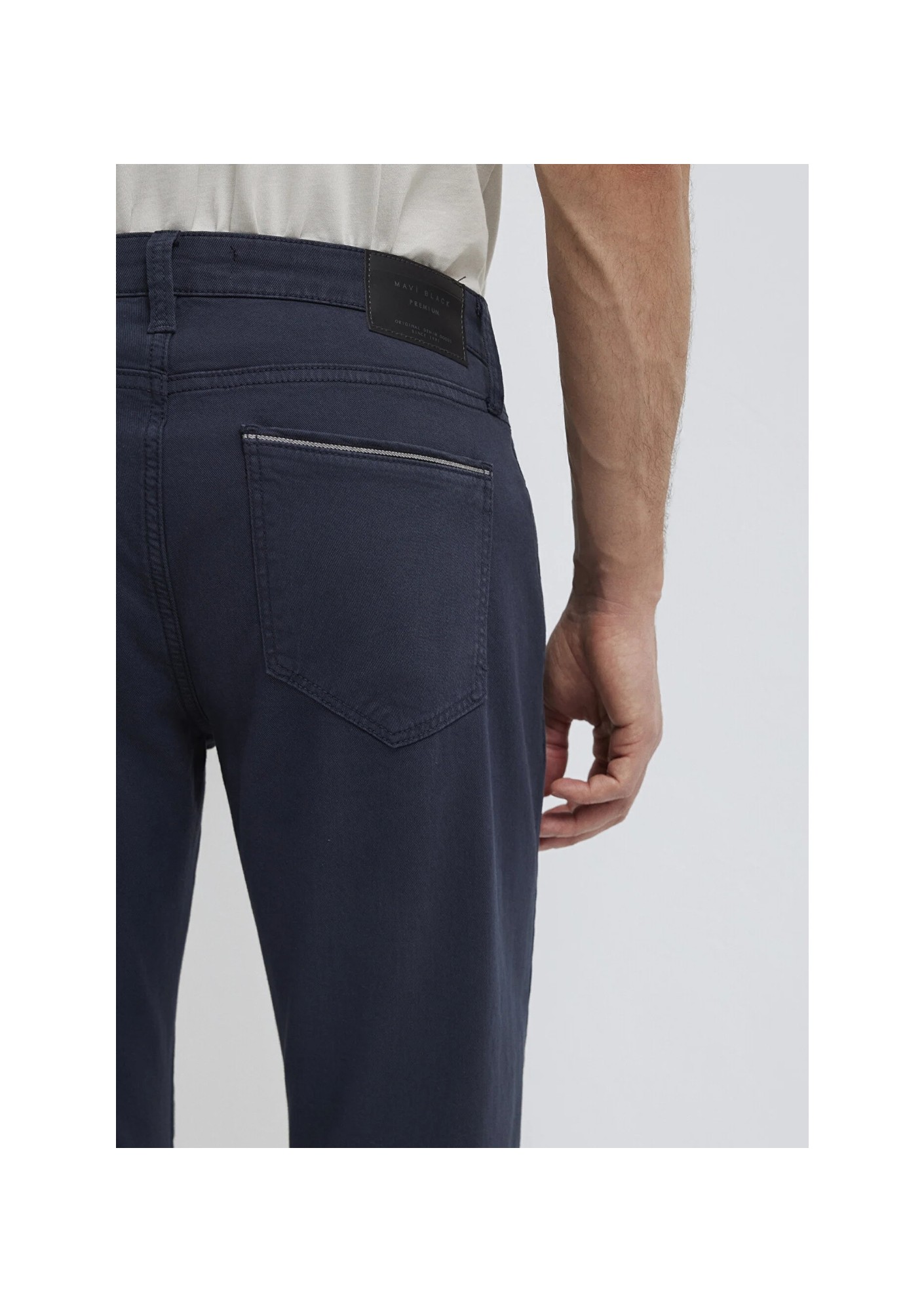 Mavi Marcus Mavi Black Lacivert Gabardin Pantolon 00351A2793 görsel 8