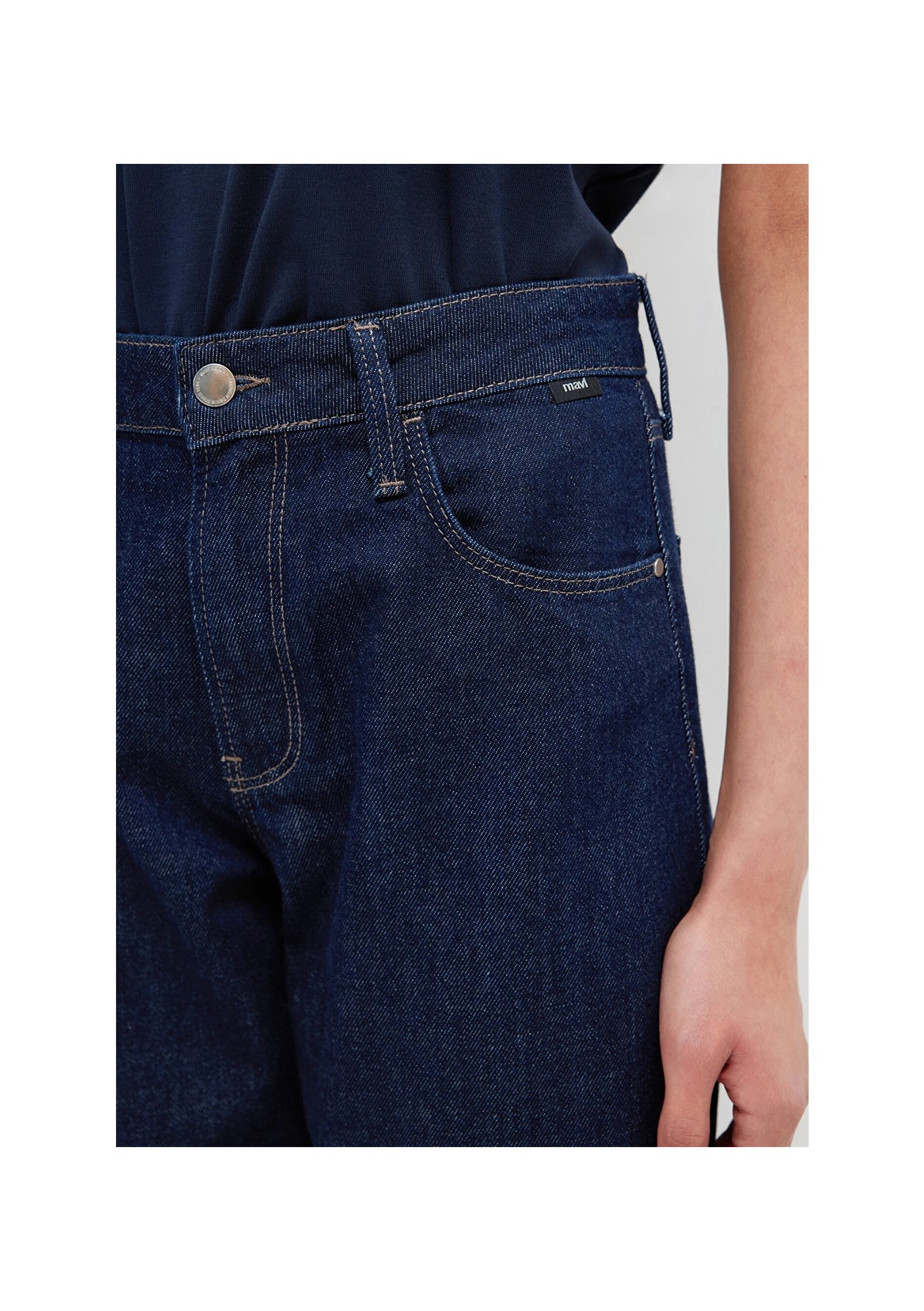 Mavi Leila Premium Blue Rinse Jean Pantolon 1010600-A3777 görsel 7