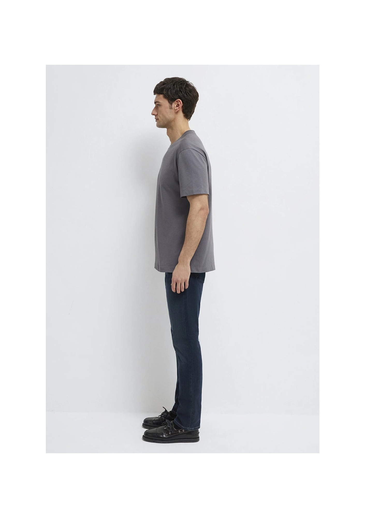 Mavi Antrasit Basic Tişört 0613466-90721 görsel 4