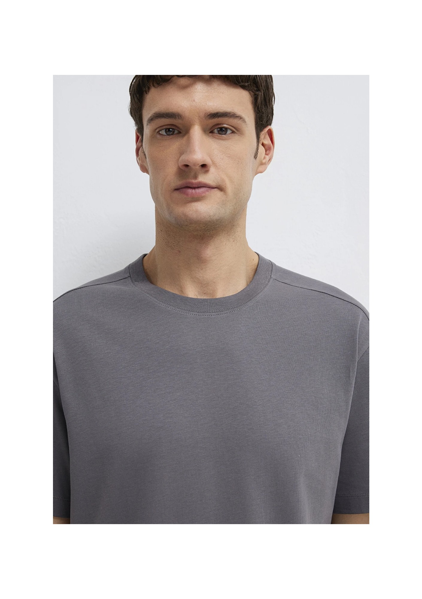 Mavi Antrasit Basic Tişört 0613466-90721 görsel 6
