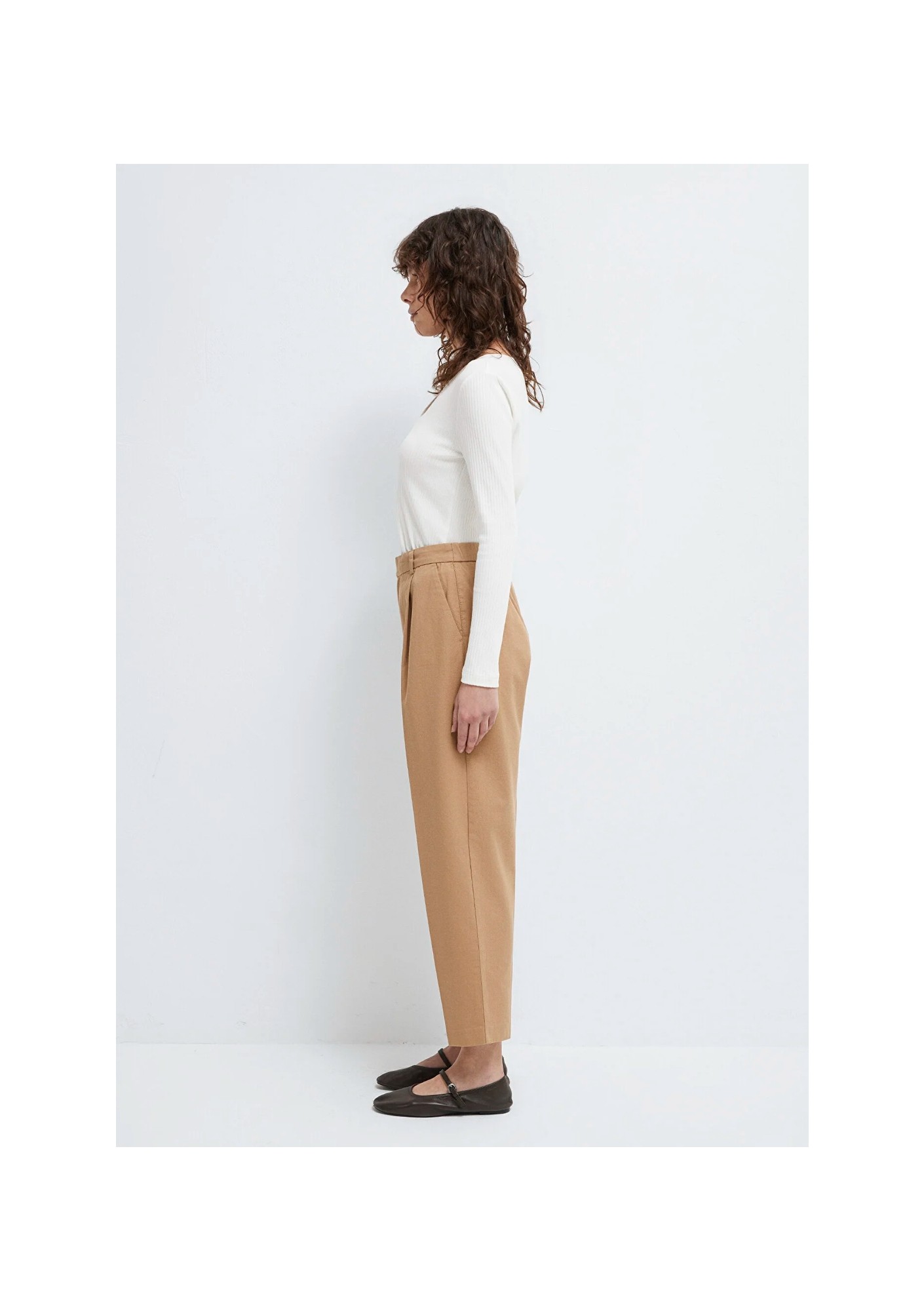 Mavi Bej Pilili Pantolon 1011147-70215 görsel 4