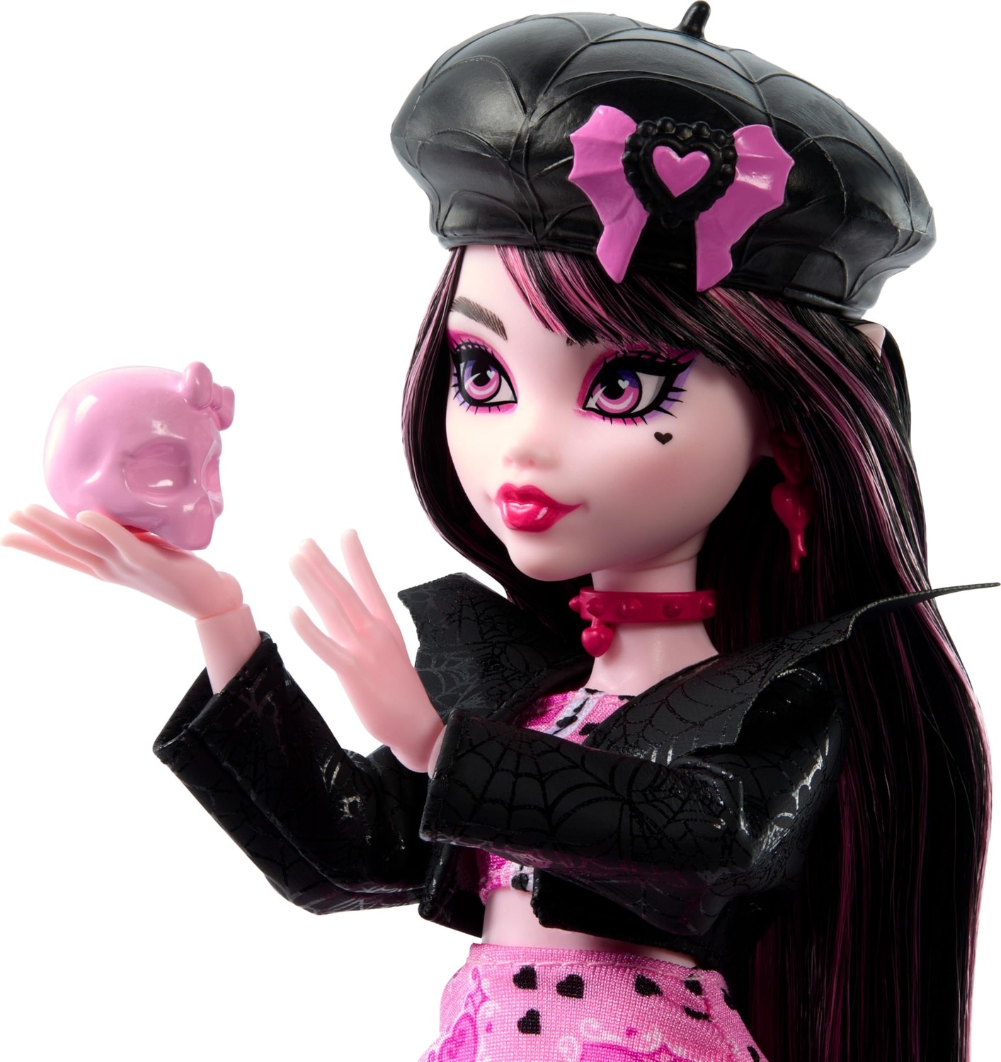 Aesco Monster High Kolej Ceketi, Yıllık, Senaryo ve Film Dekorları Dahil, Film Kulübü Temalı Gizemli Yıllık Draculaura Bebek ve Aksesuar Seti, HXW30 görsel 3