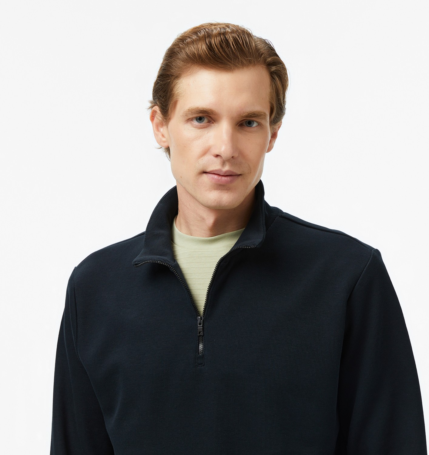 Nautica Erkek Siyah Classic Fit Sweatshirt görsel 4
