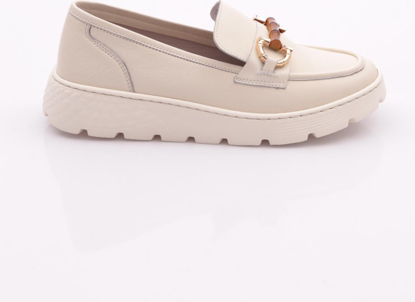 DGN 25215 Kadin Aksesuarli Loafer Ayakkabi
